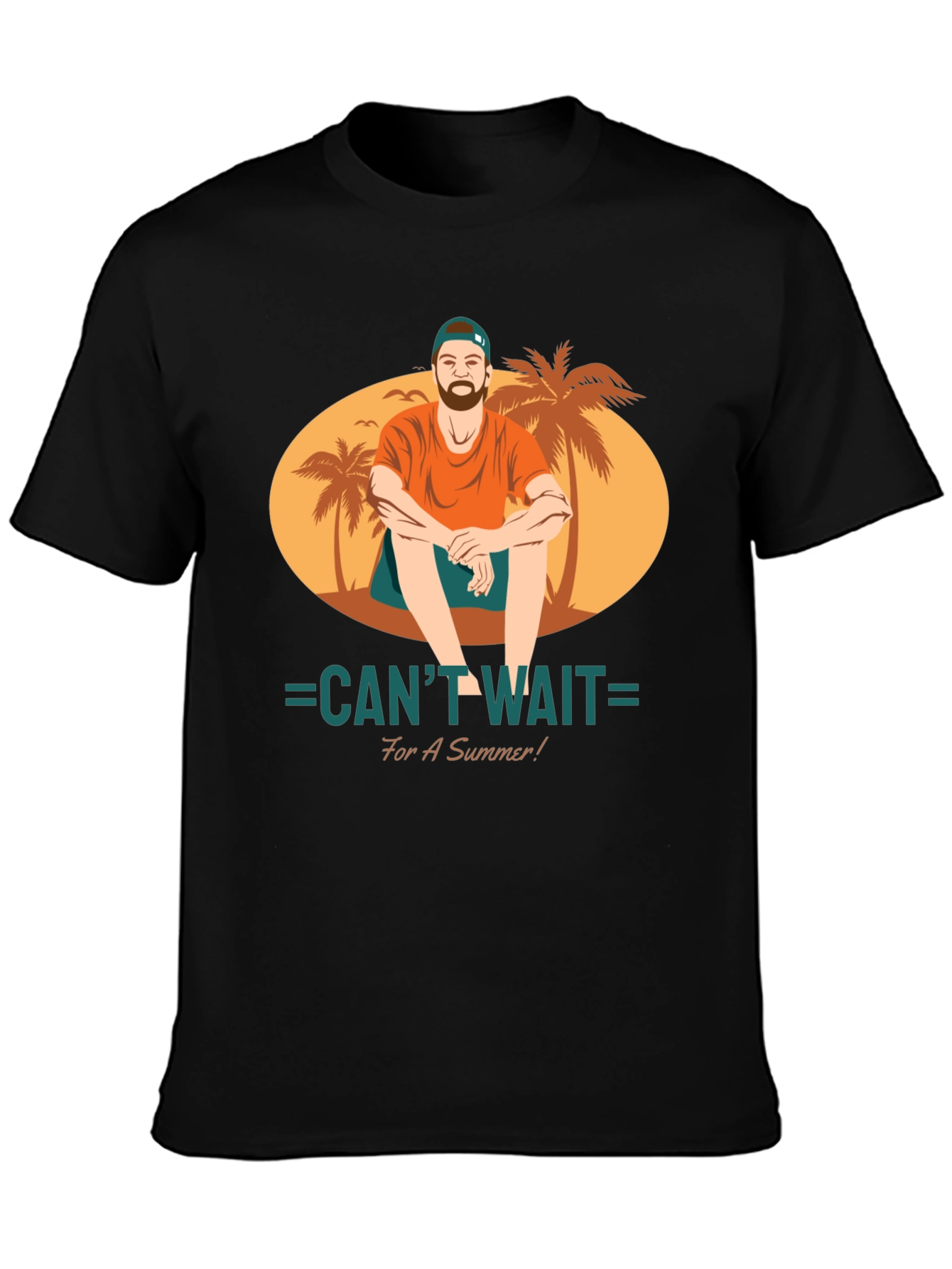 Summer Beach Vibe Graphic T-Shirt