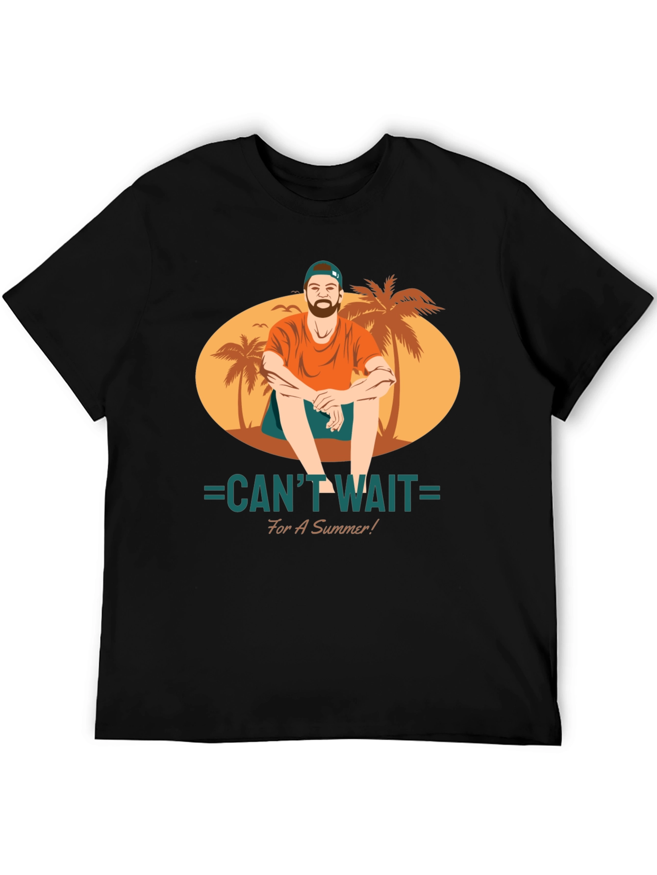 Summer Beach Vibe Graphic T-Shirt