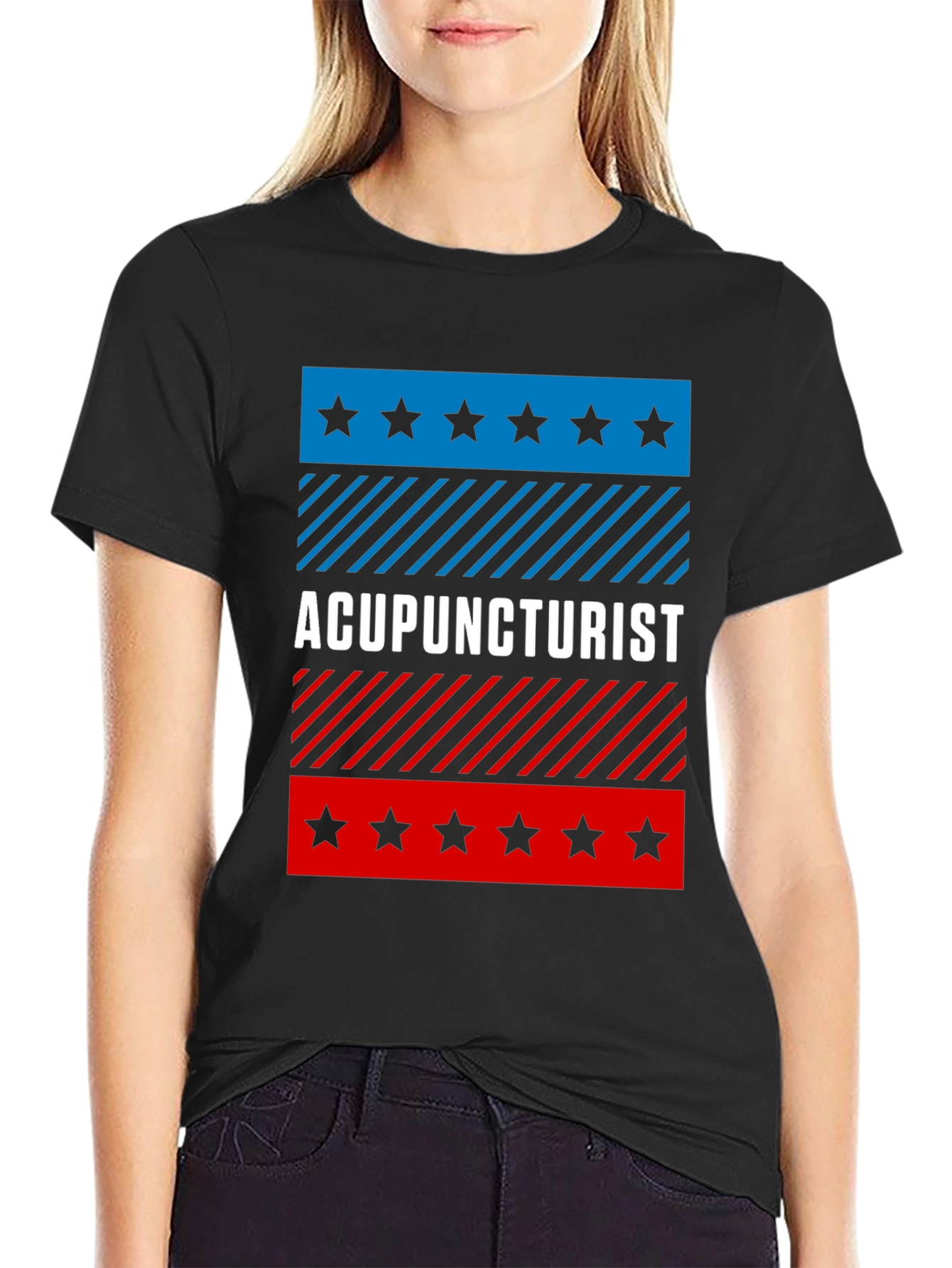 Acupuncturist Patriotic T-Shirt