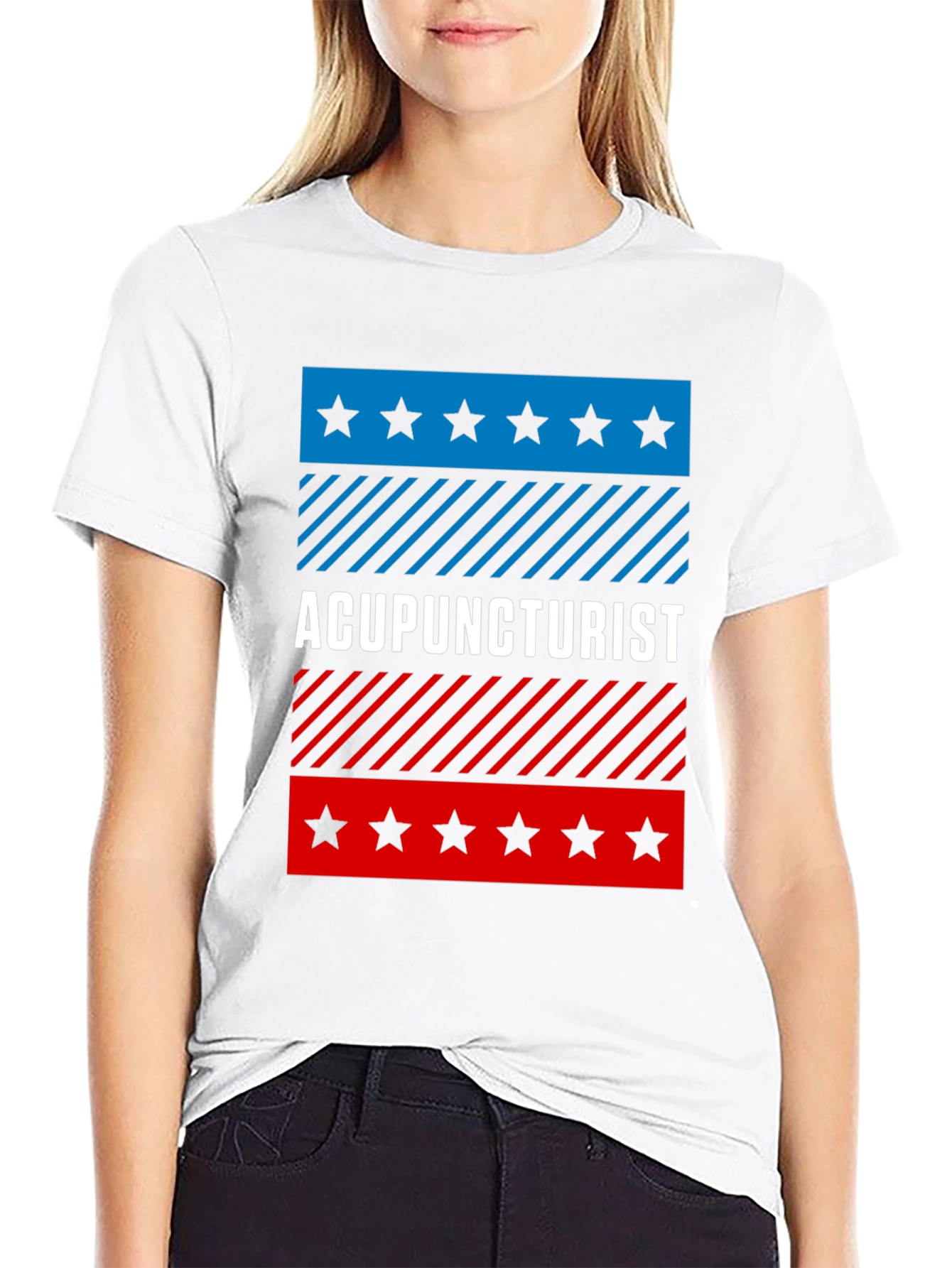 Acupuncturist Patriotic T-Shirt