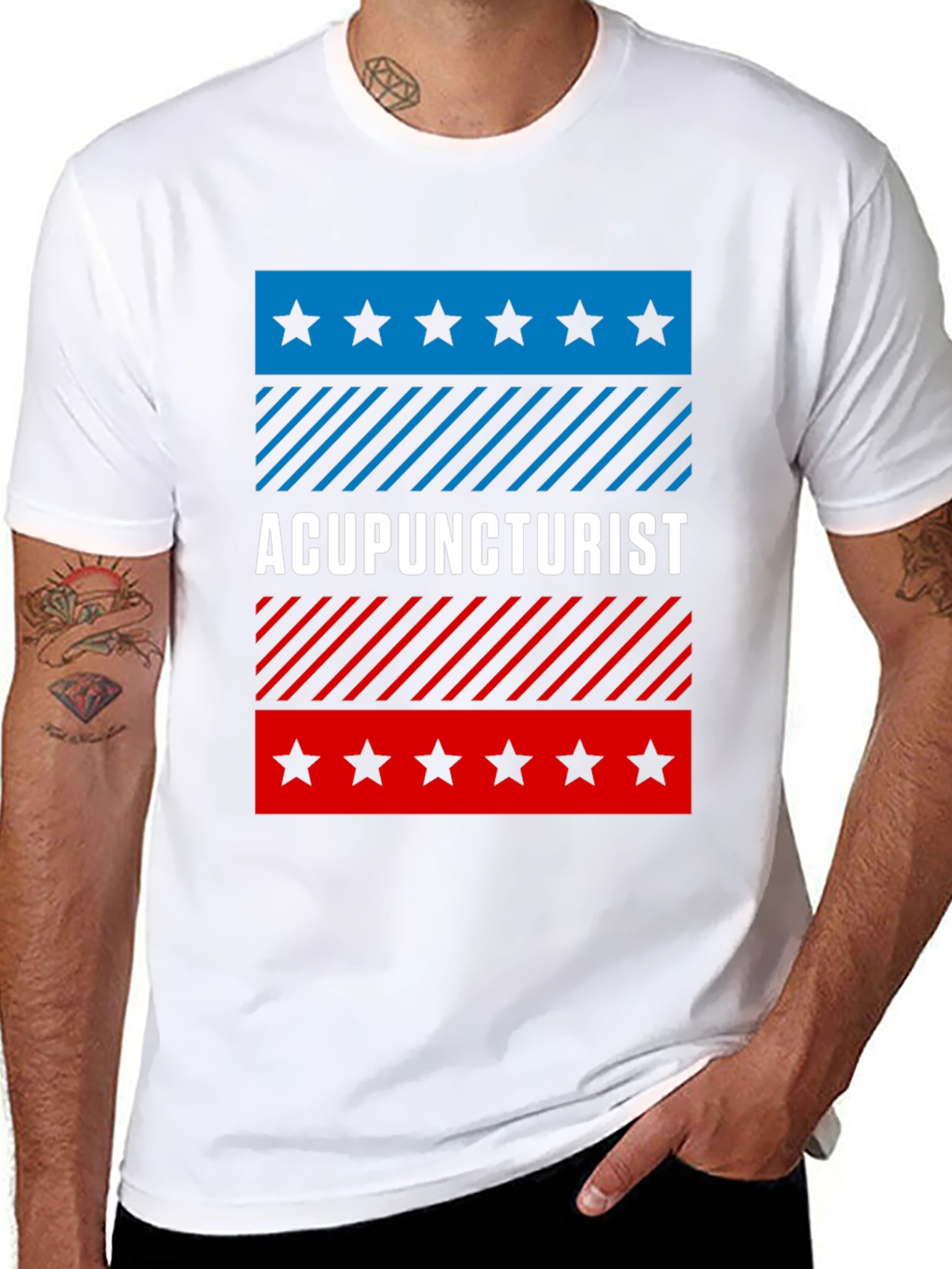 Acupuncturist Patriotic T-Shirt