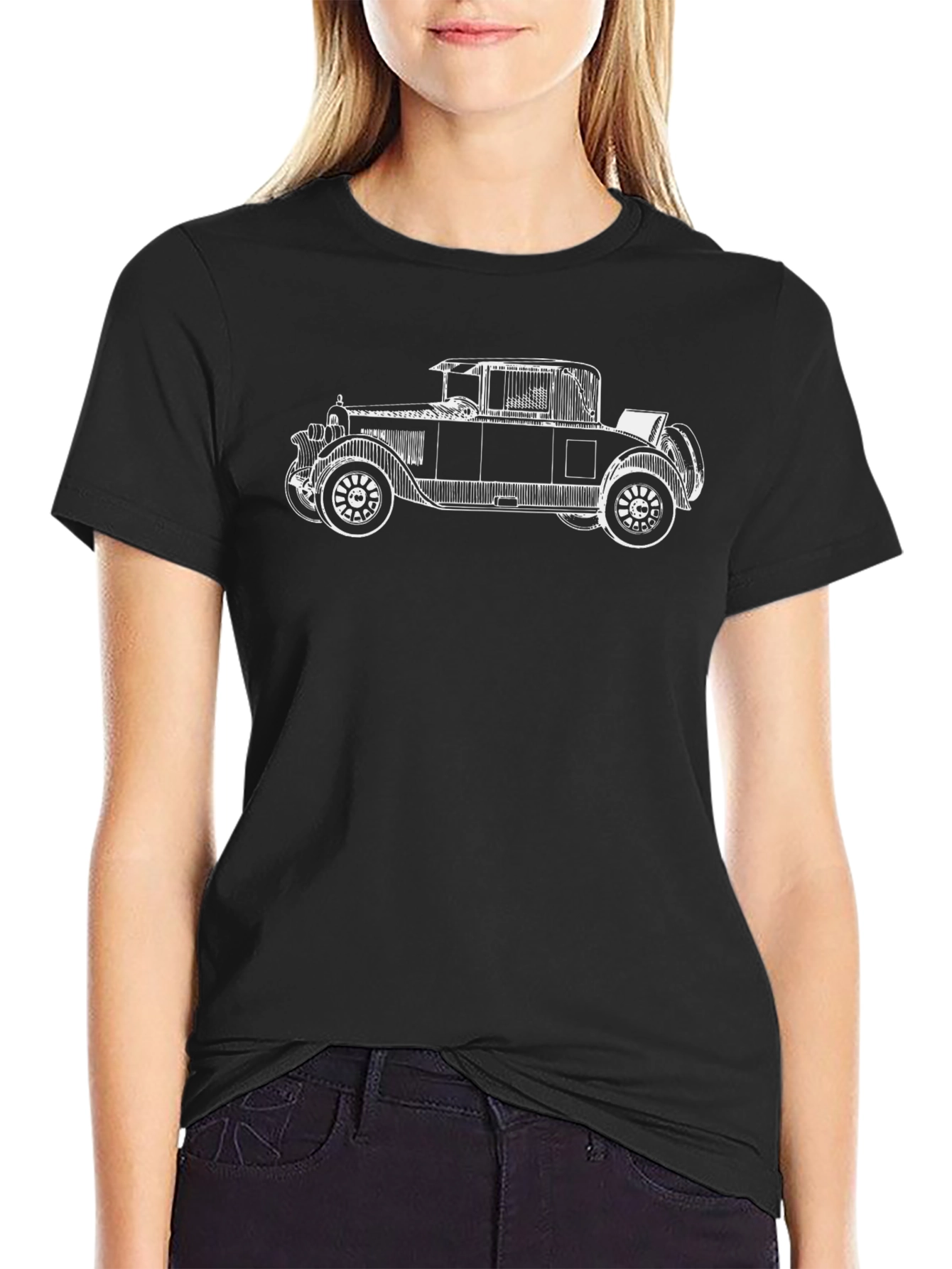 Classic Car Graphic T-Shirt - Retro Cool