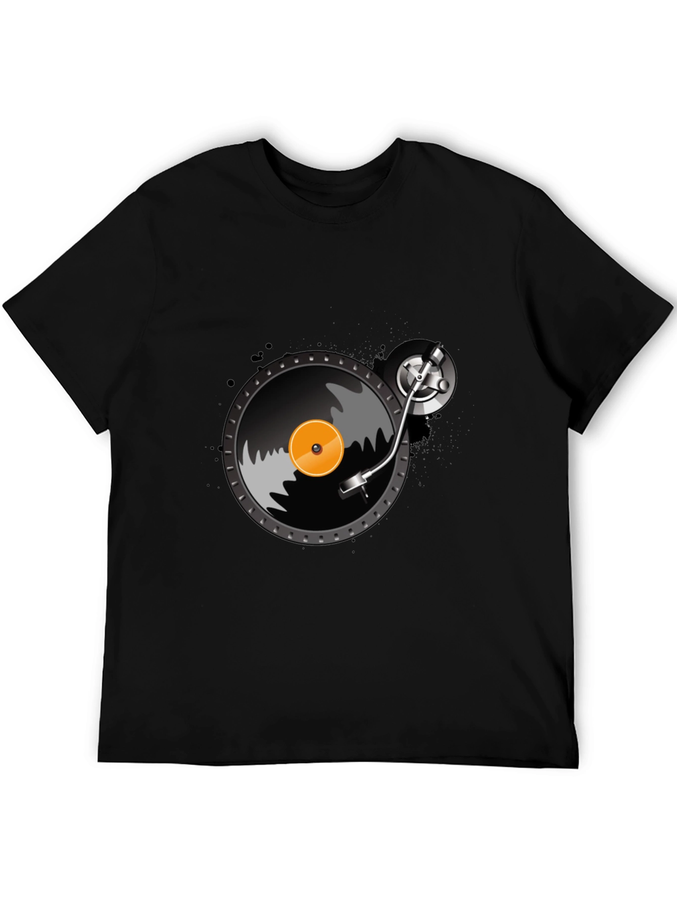 Vinyl Record Player Graphic T-Shirt