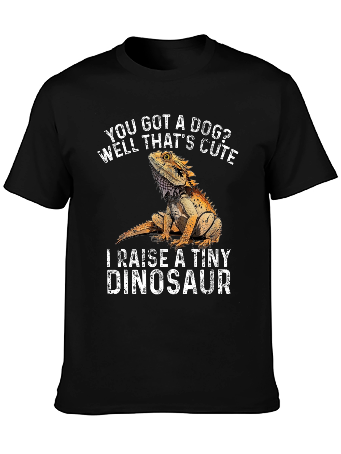 Bearded Dragon Tiny Dinosaur Graphic T-Shirt