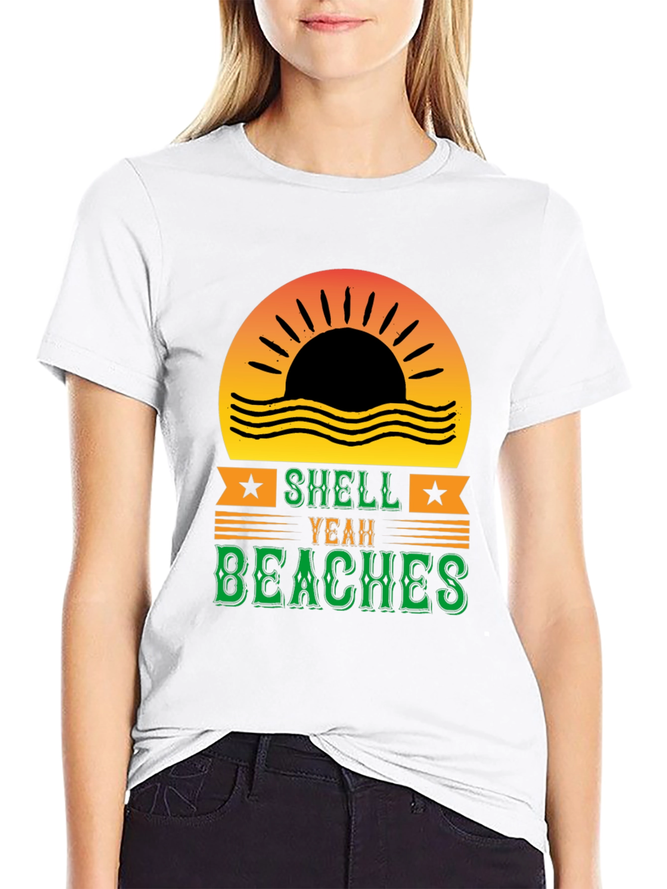 Shell Yeah Beaches Graphic Tee - Summer Vibes