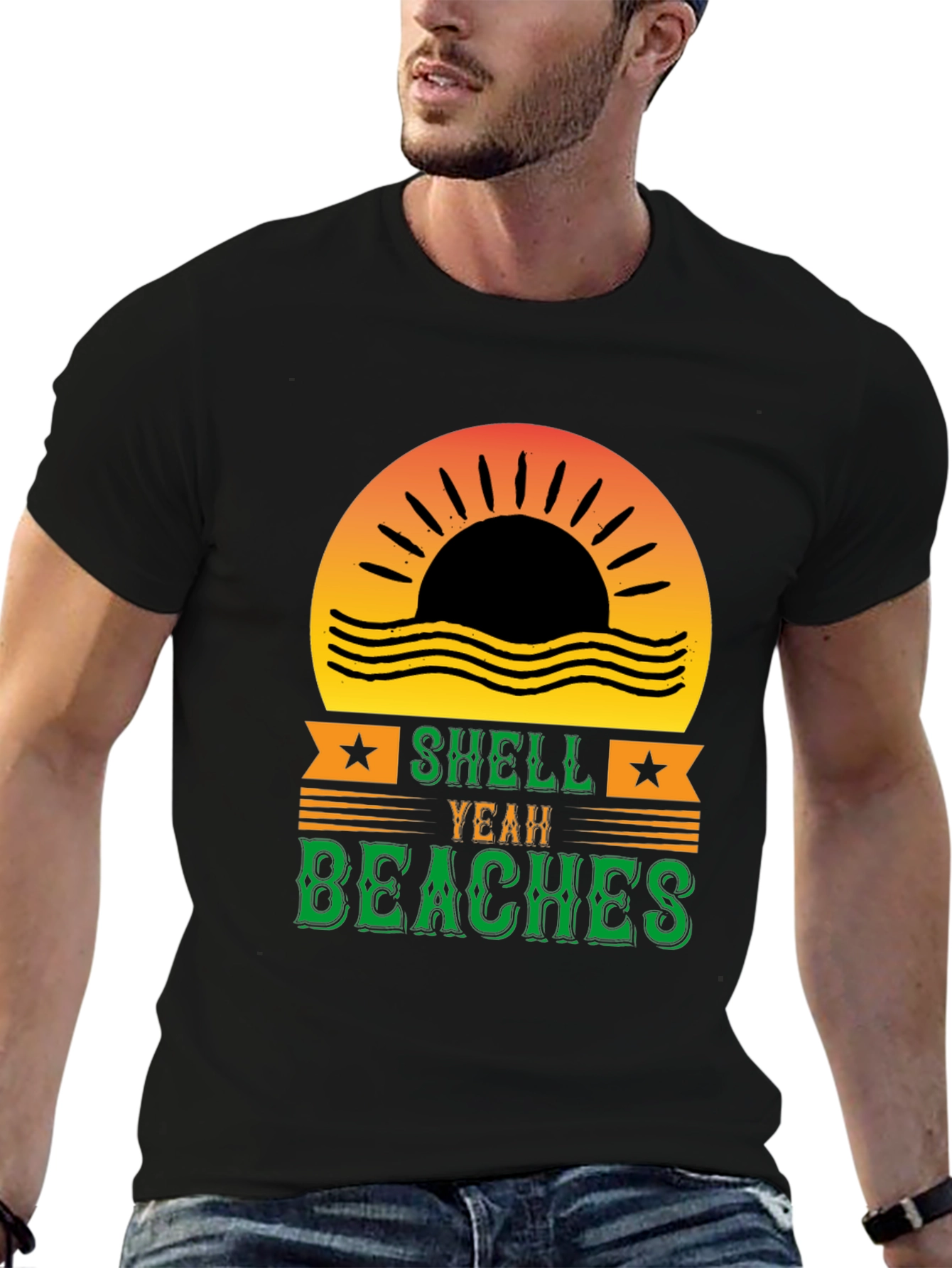 Shell Yeah Beaches Graphic Tee - Summer Vibes