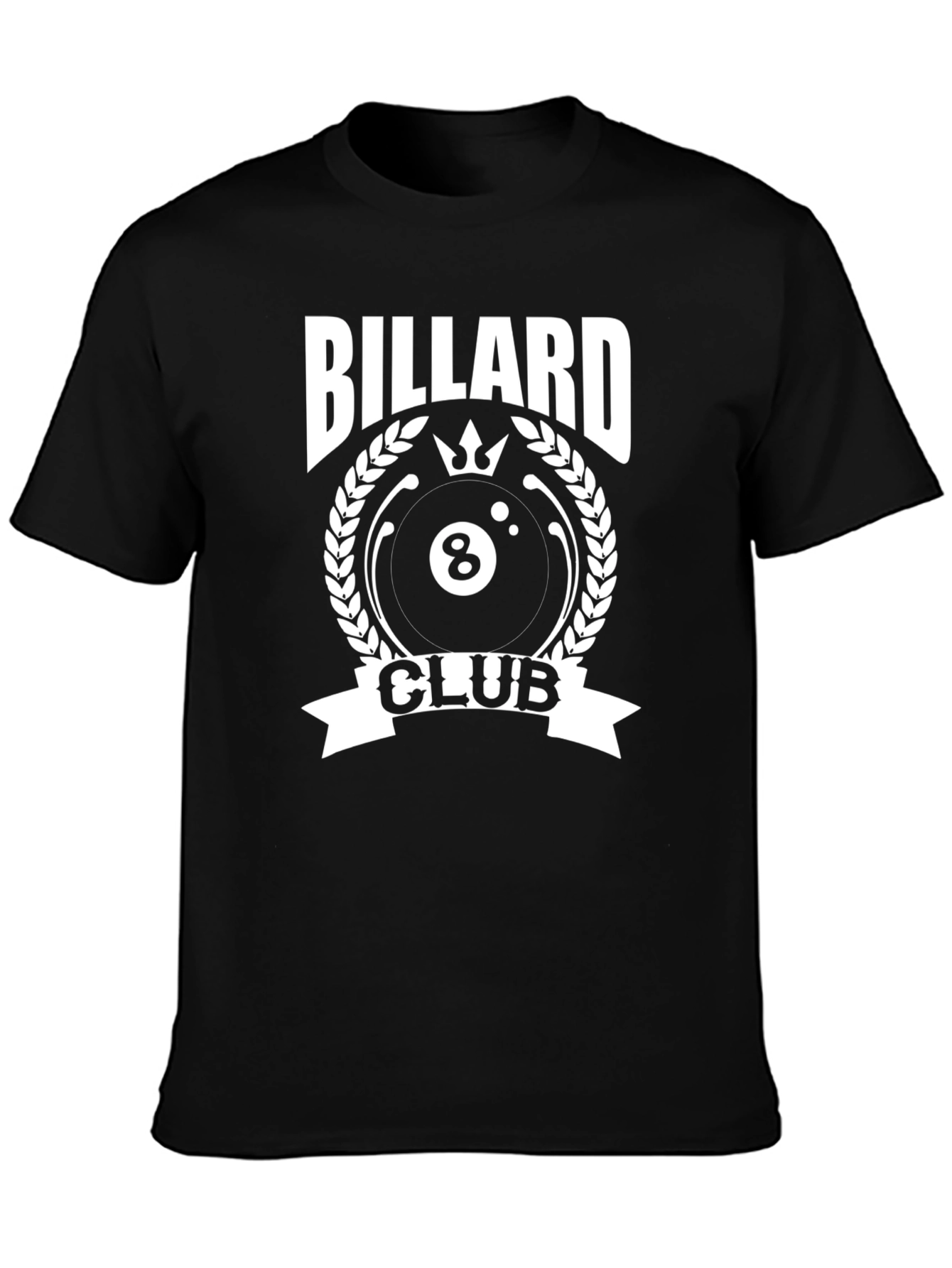 Billiard Club T-Shirt - Cool 8-Ball Design