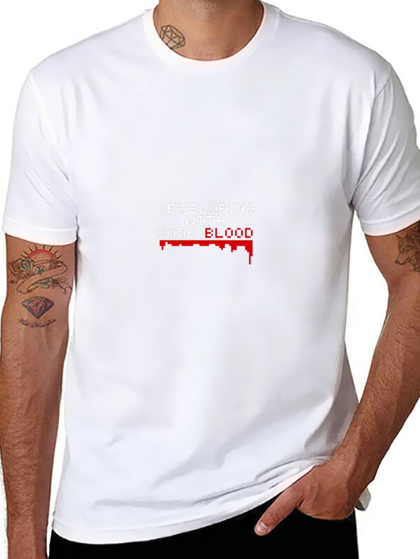Code-Blood Developer T-Shirt - Black