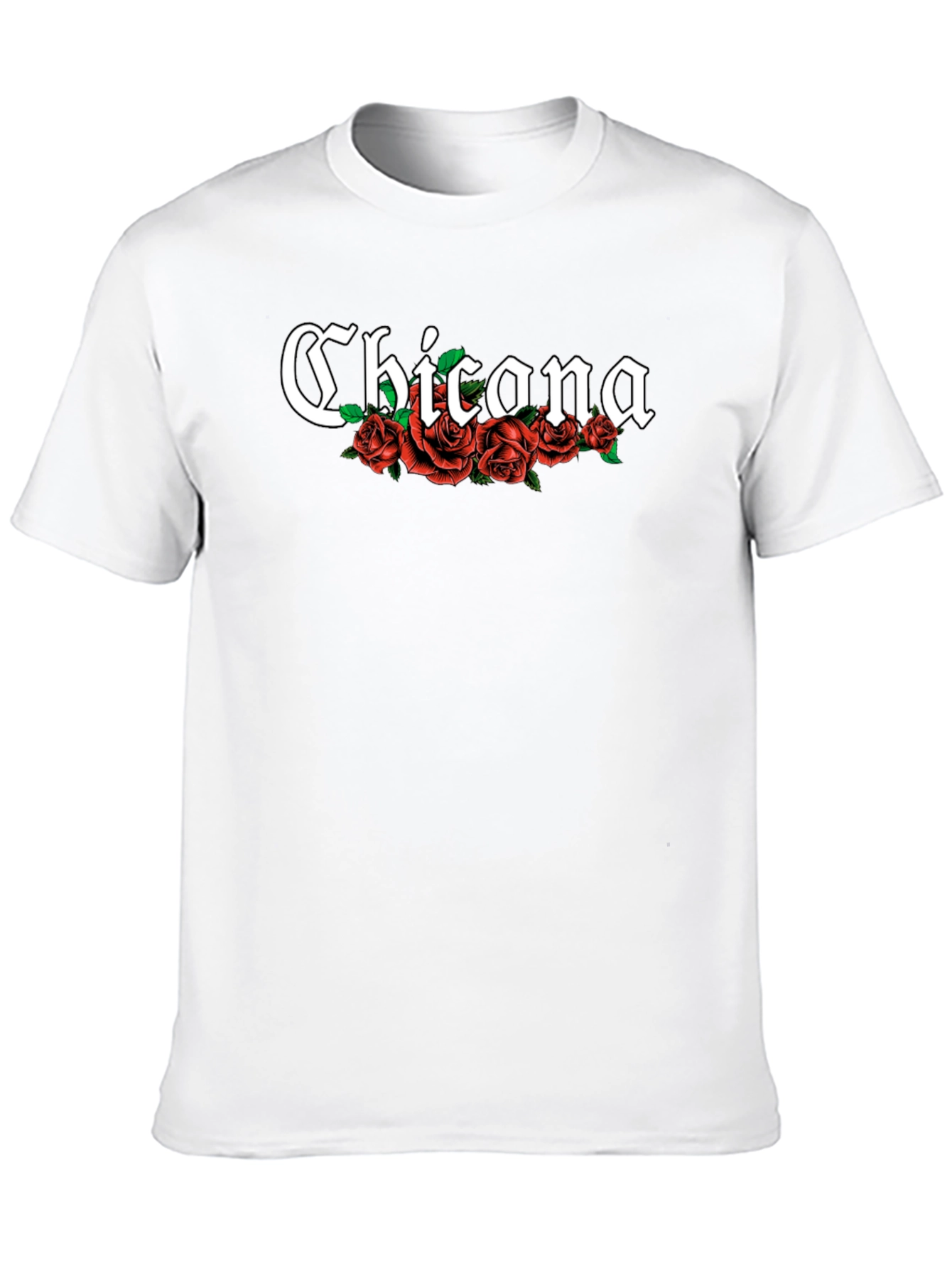 Chicana Rose T-Shirt - Black Tee