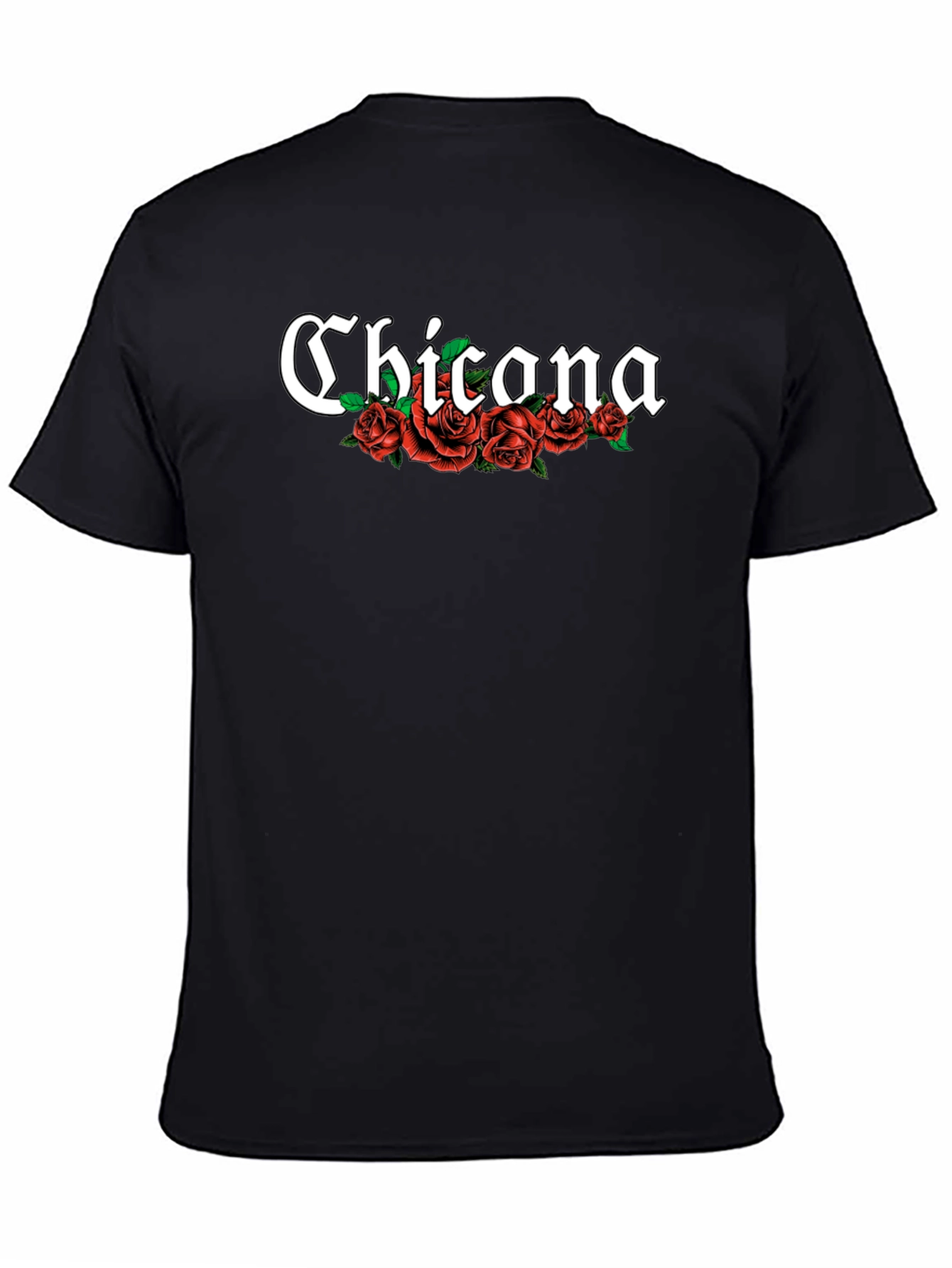Chicana Rose T-Shirt - Black Tee