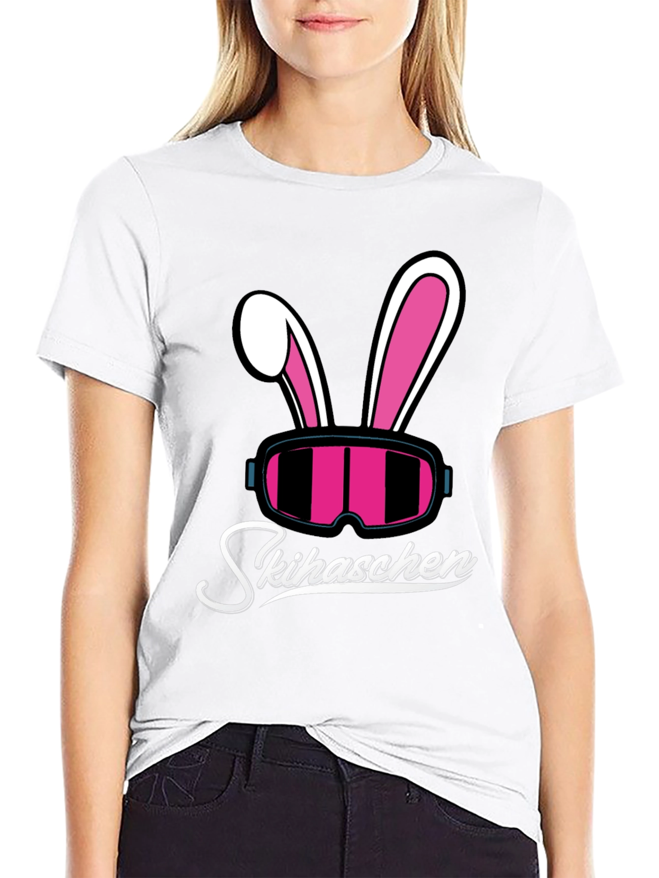 Skihaschen Bunny Ski Goggles T-Shirt
