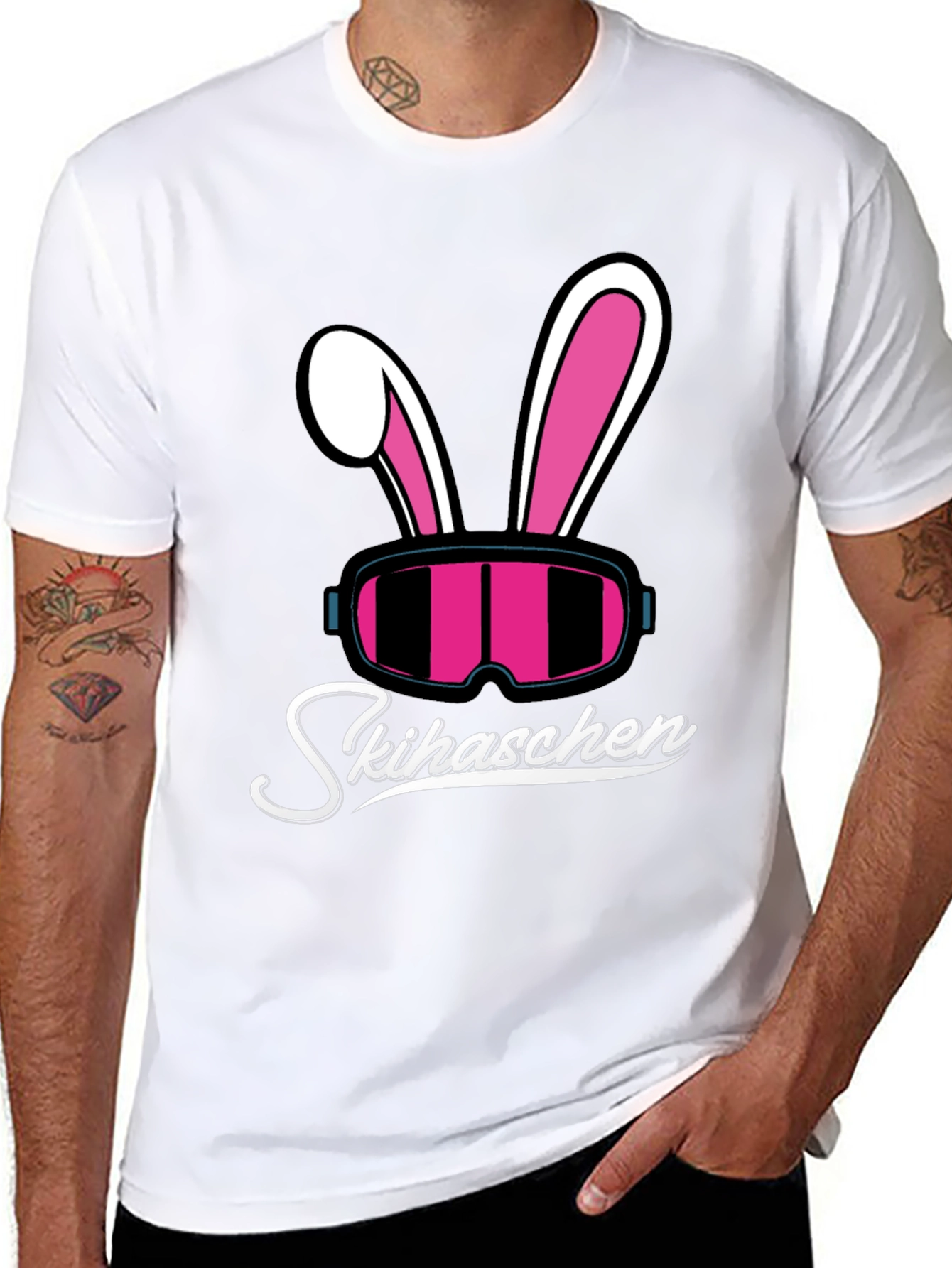 Skihaschen Bunny Ski Goggles T-Shirt