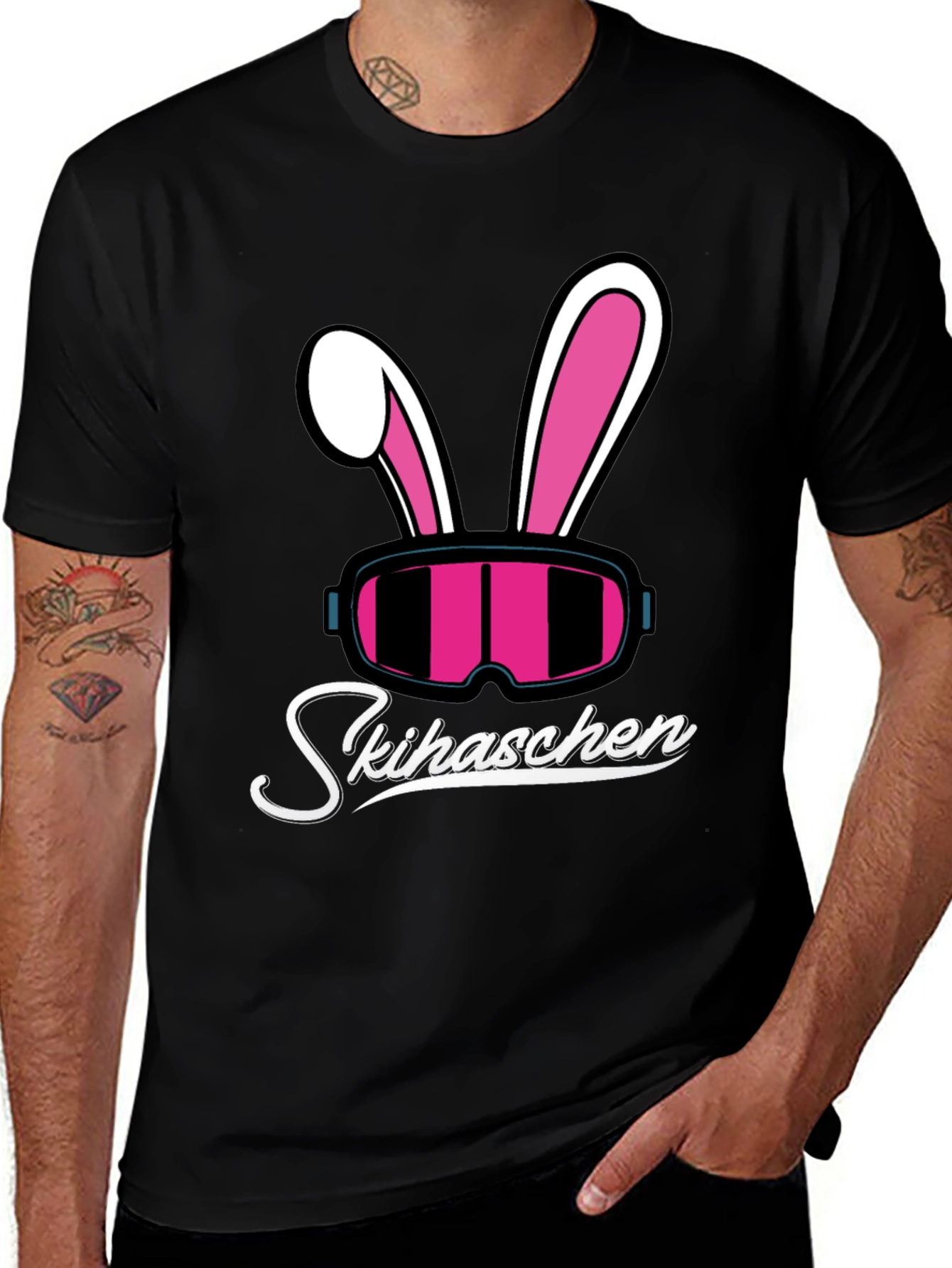 Skihaschen Bunny Ski Goggles T-Shirt