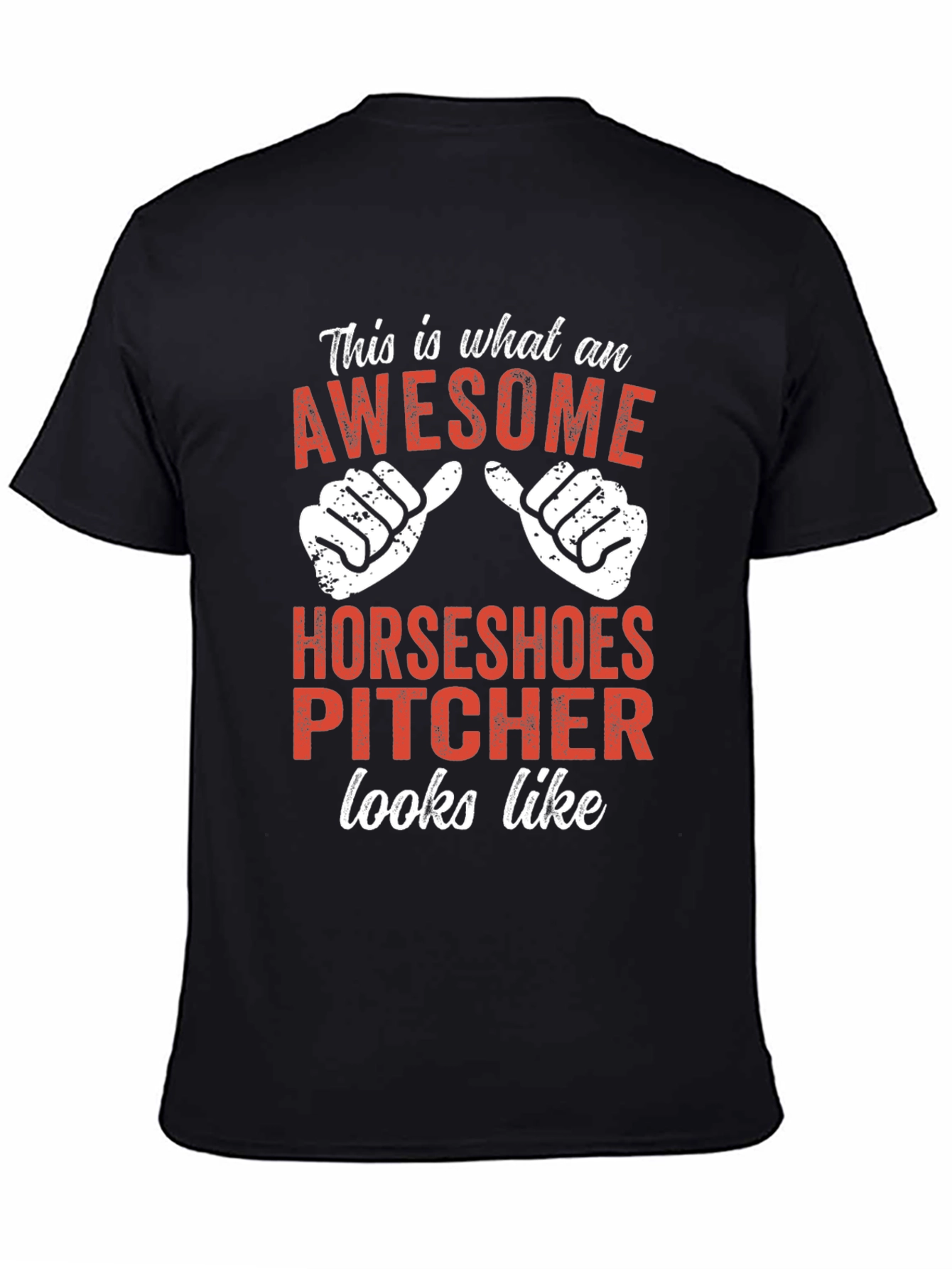 Awesome Horseshoes Pitcher T-Shirt - Funny Gift