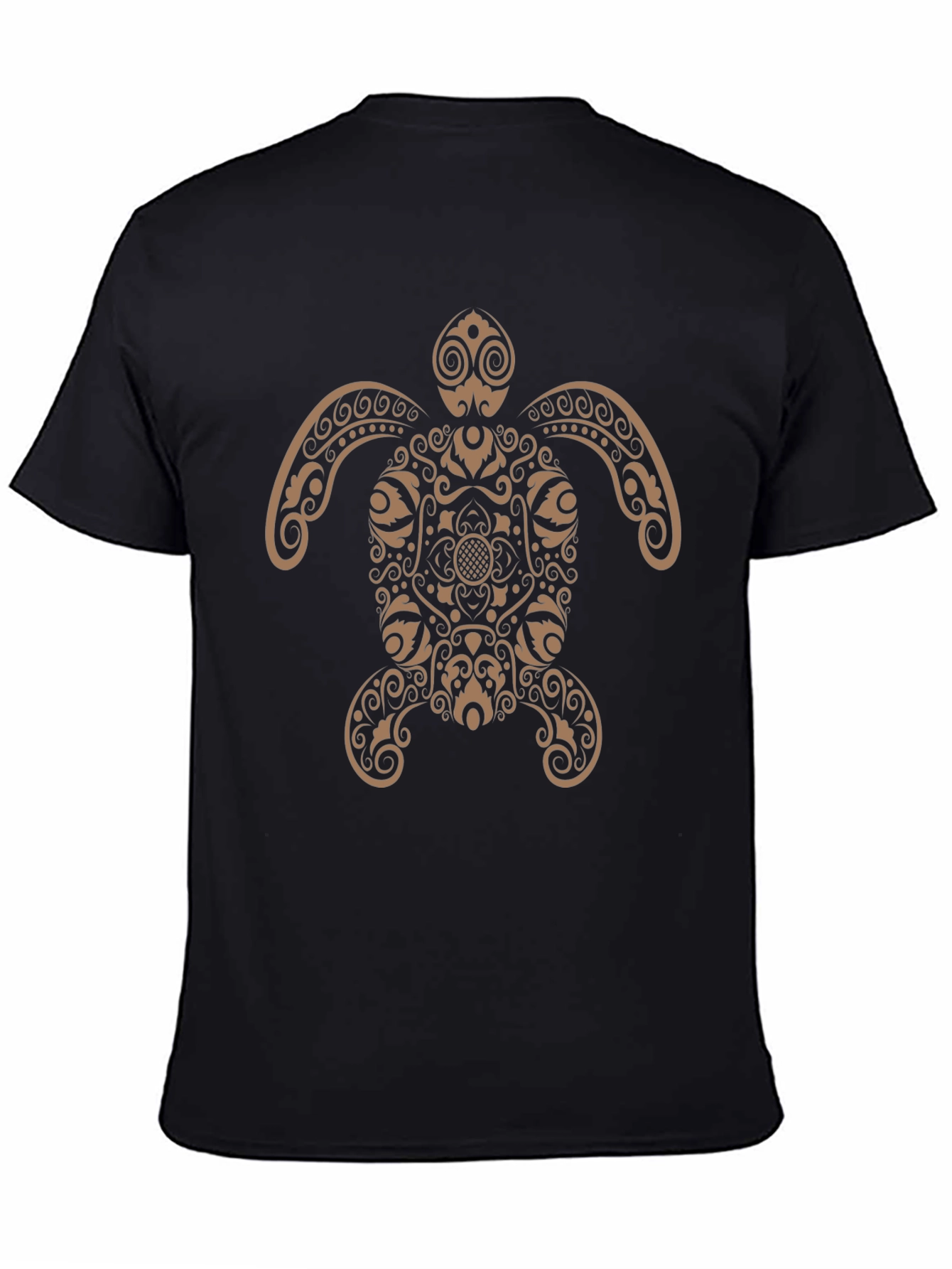 Turtle Graphic Print Tee - Casual Style