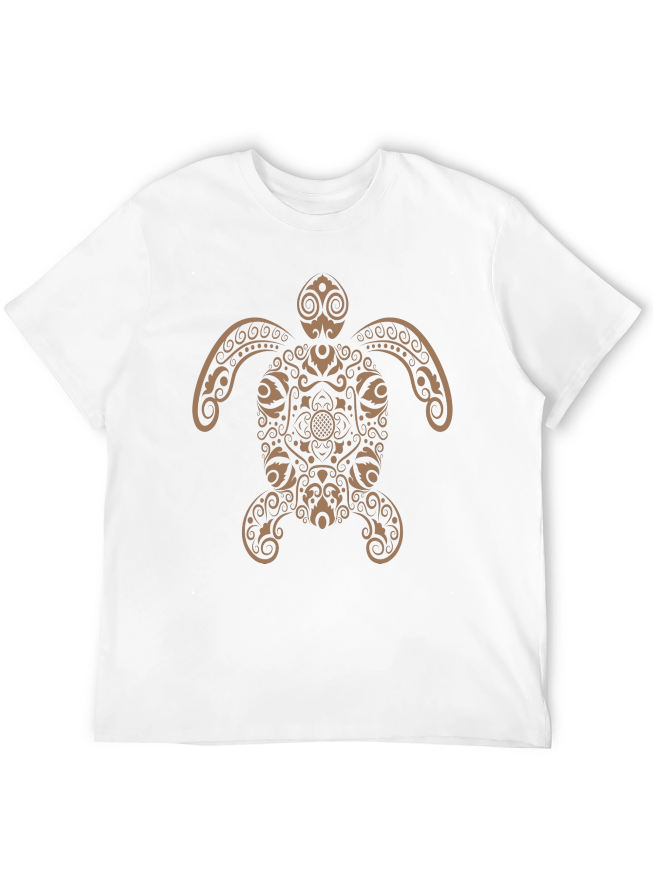 Turtle Graphic Print Tee - Casual Style