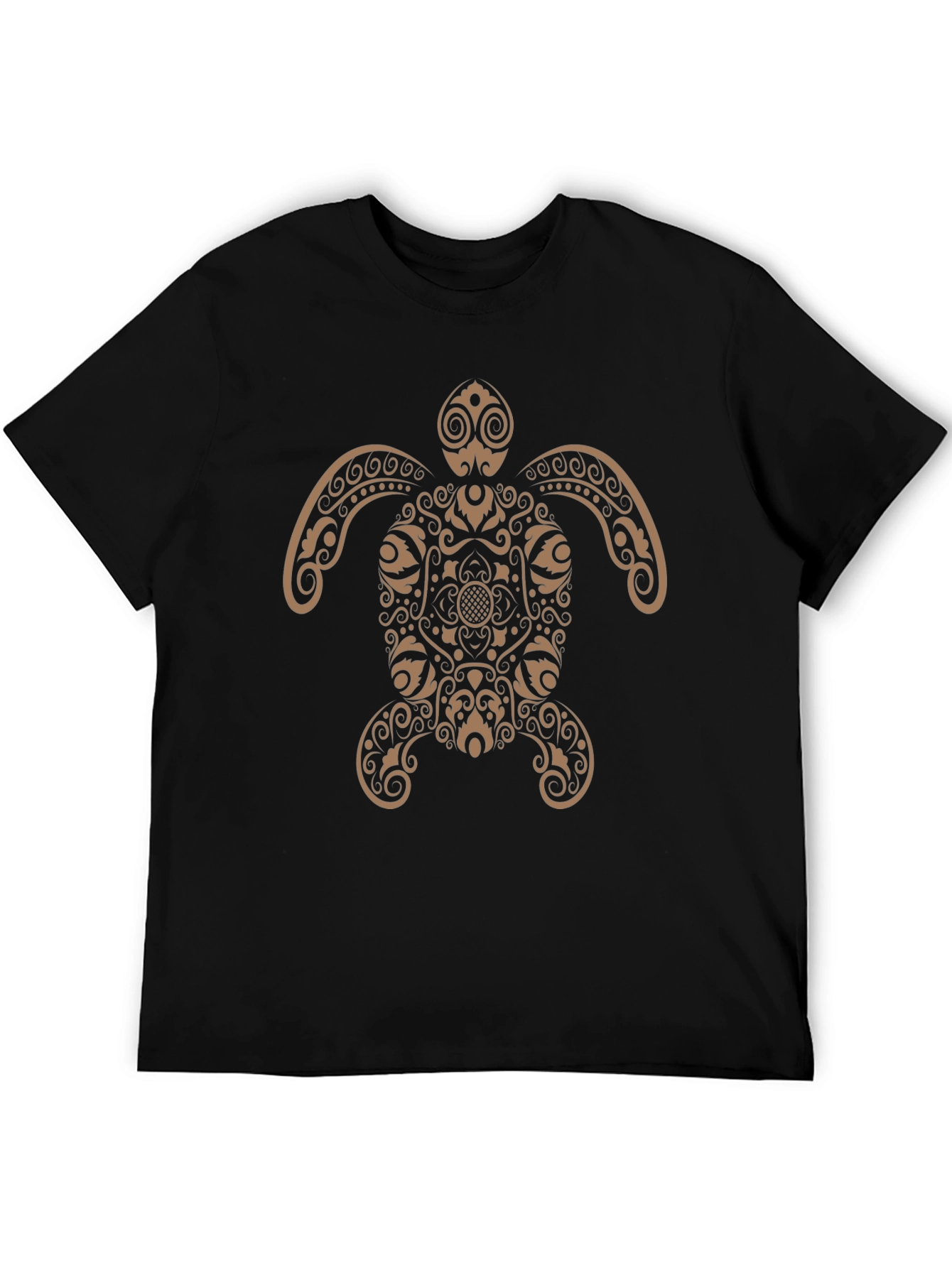 Turtle Graphic Print Tee - Casual Style