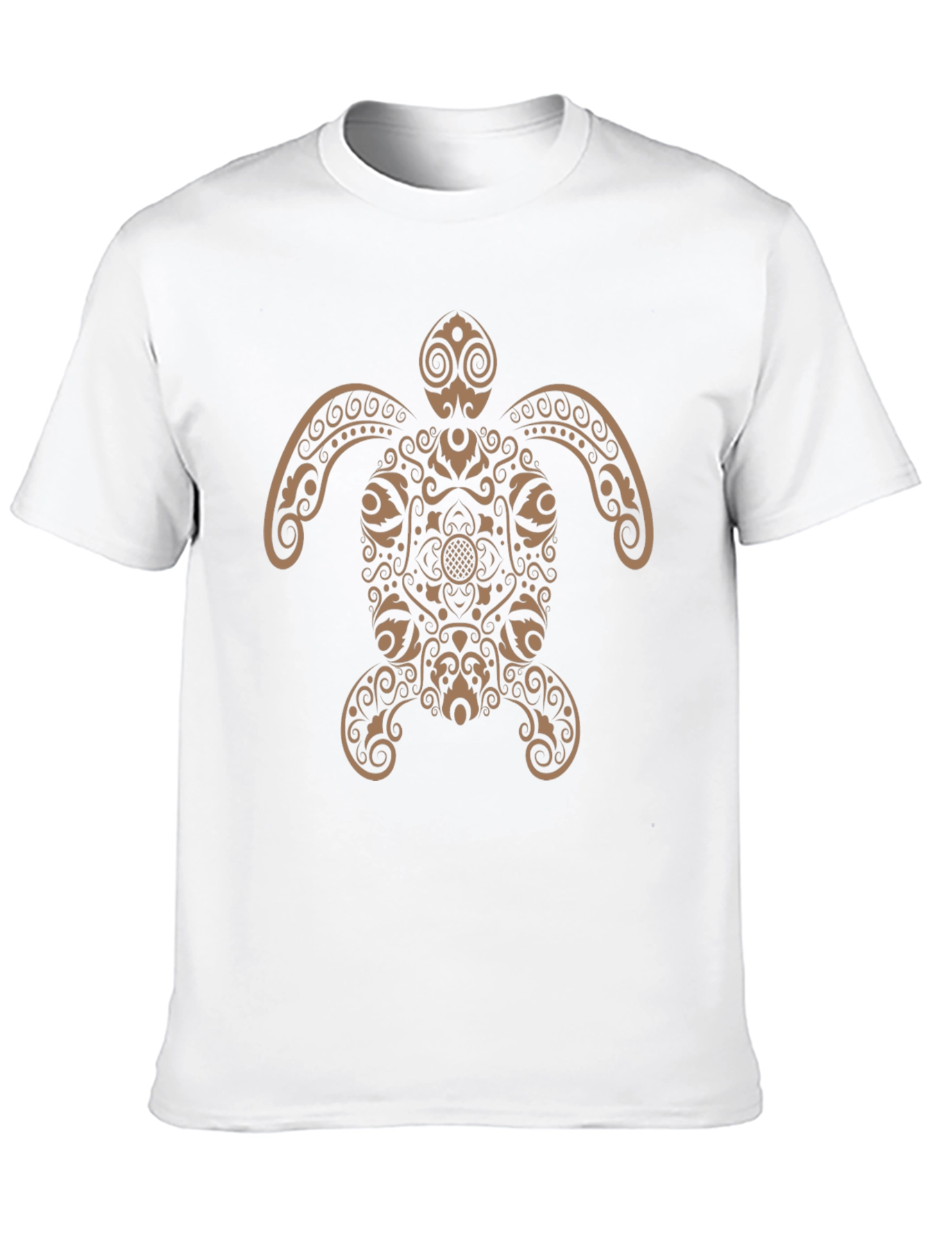 Turtle Graphic Print Tee - Casual Style