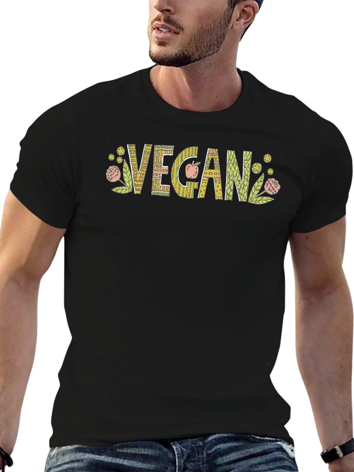 Vegan Graphic Tee - Stylish & Comfortable