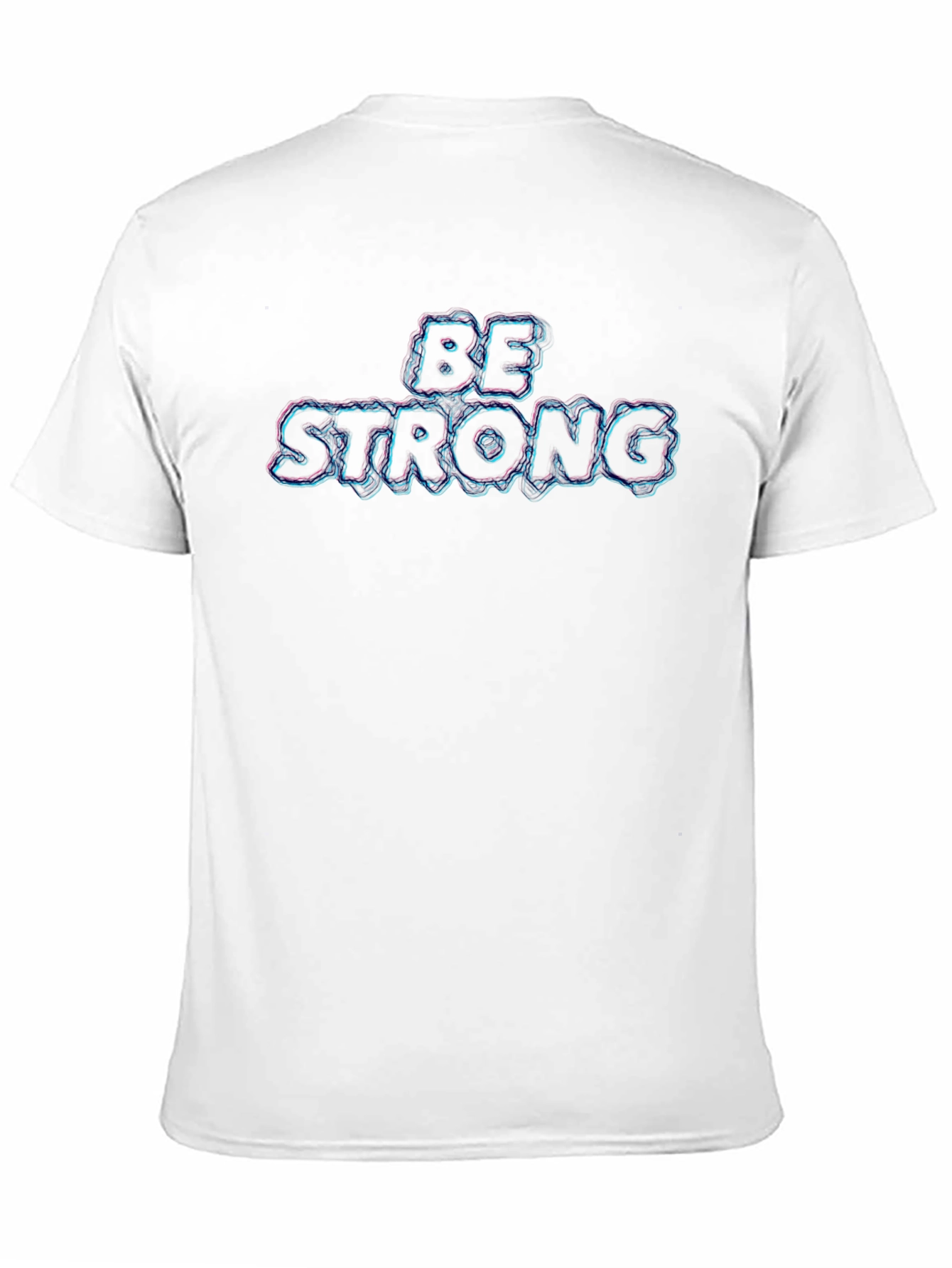 Be Strong Graphic T-Shirt - Black Cotton Tee