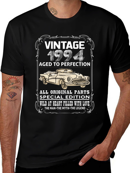 Vintage 1994 Aged to Perfection Classic Car T-Shirt