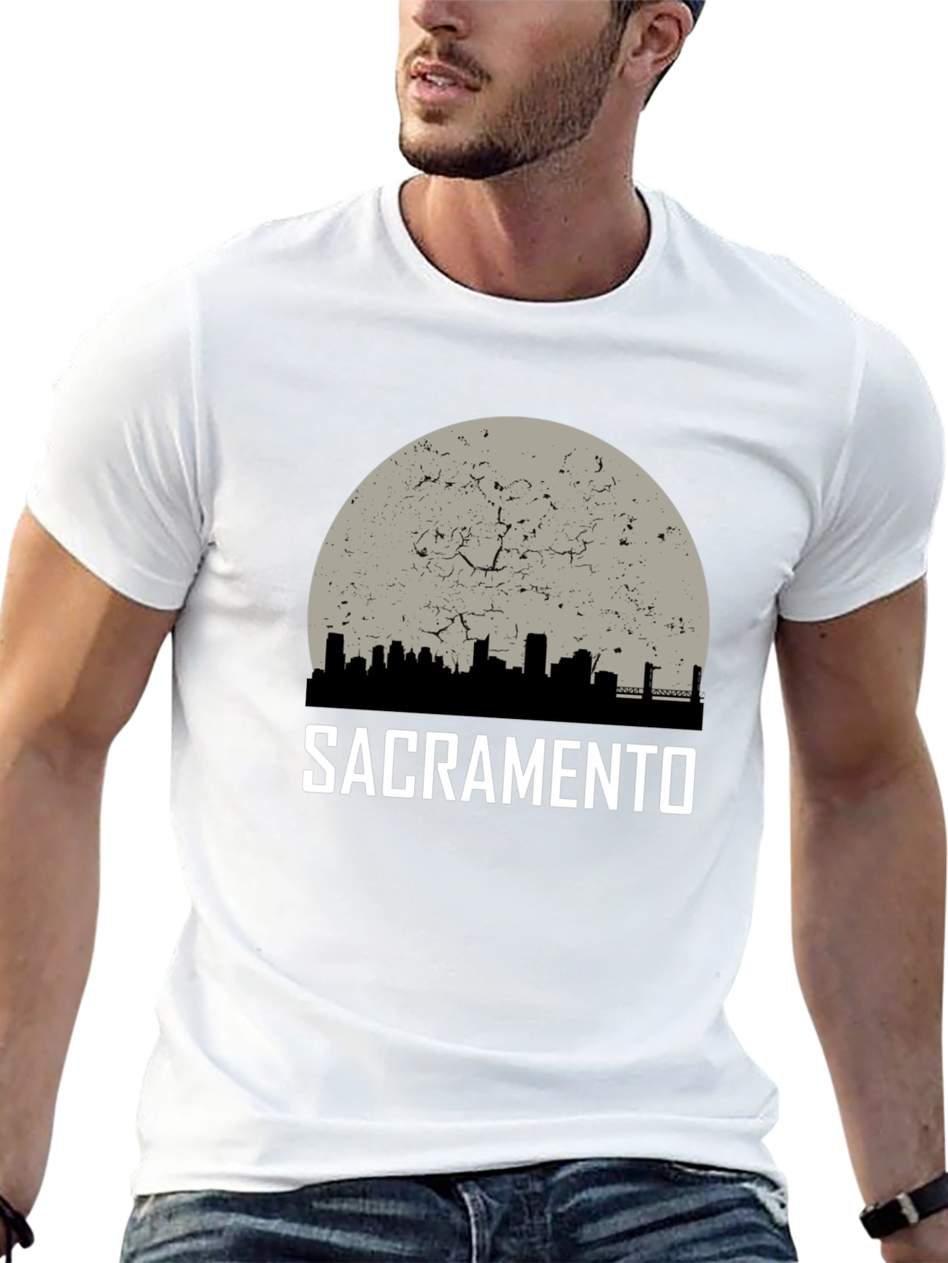 Sacramento Skyline Graphic T-Shirt