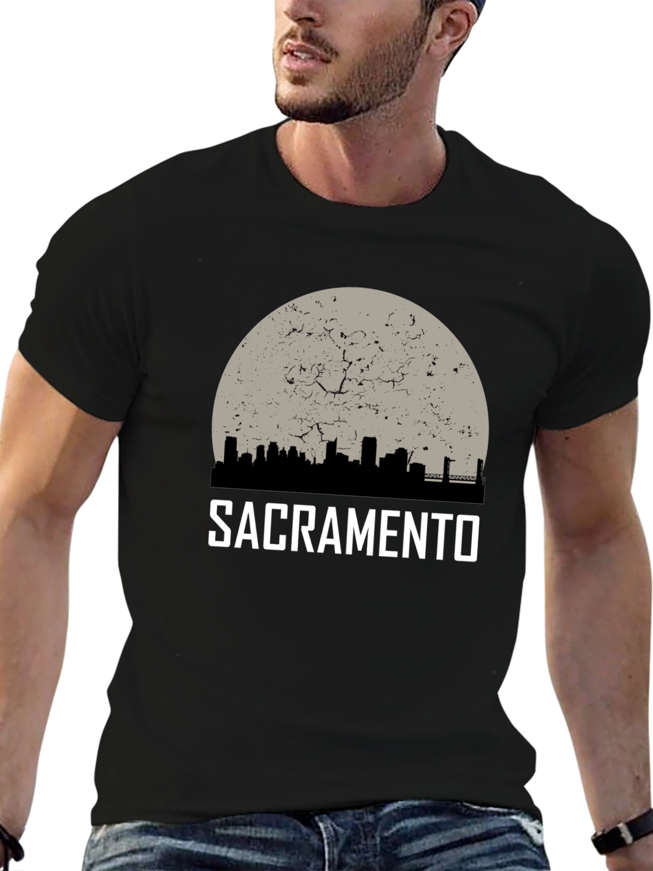 Sacramento Skyline Graphic T-Shirt