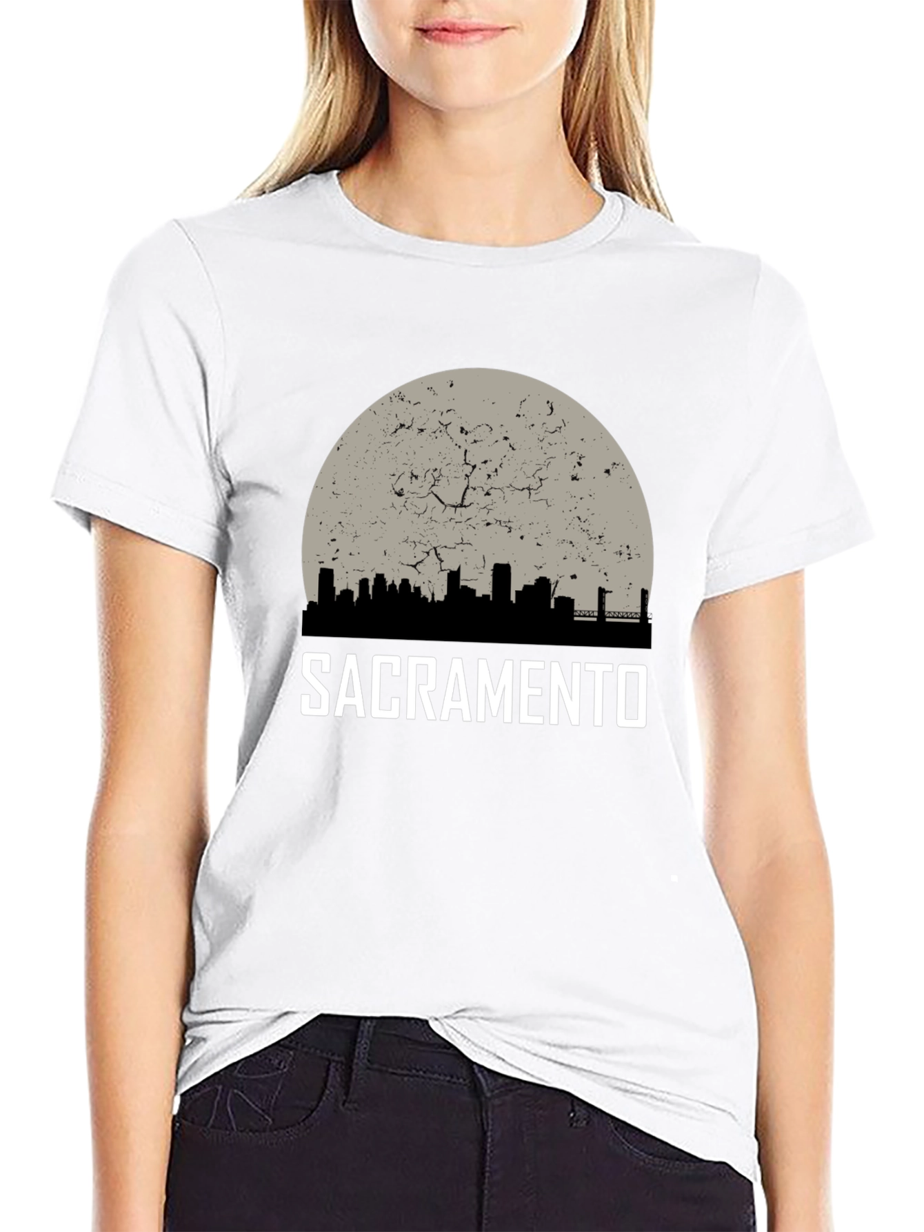 Sacramento Skyline Graphic T-Shirt