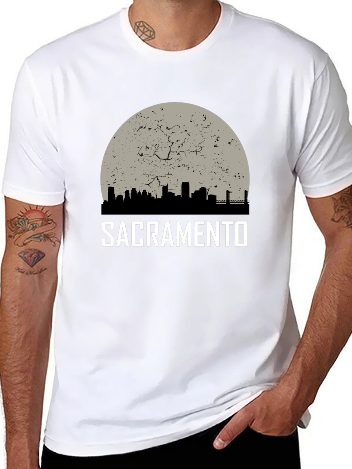 Sacramento Skyline Graphic T-Shirt