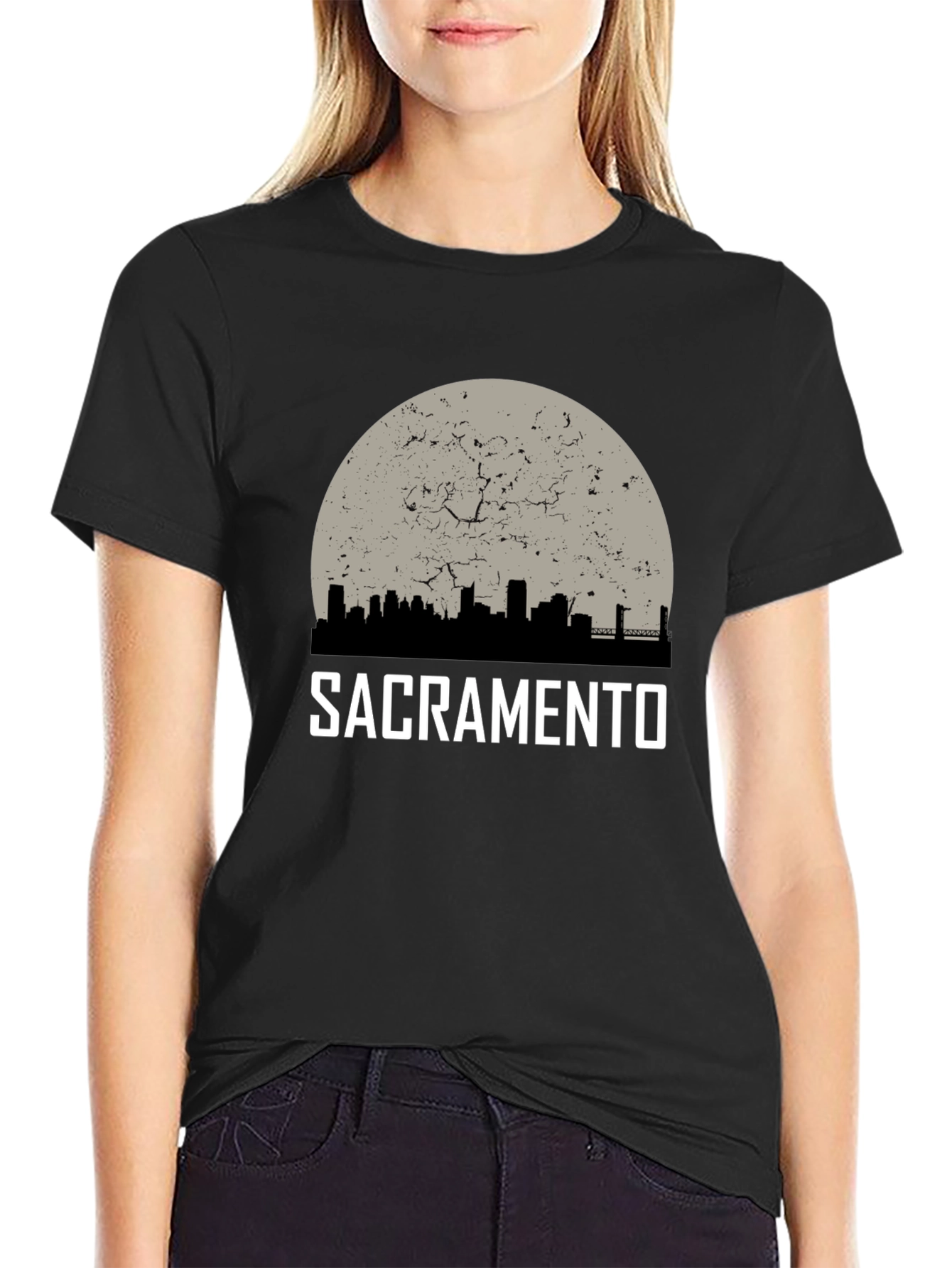 Sacramento Skyline Graphic T-Shirt