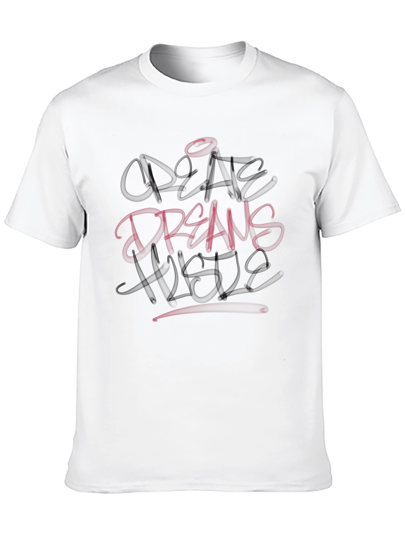 Create Dreams Achieve Goals Black T-Shirt