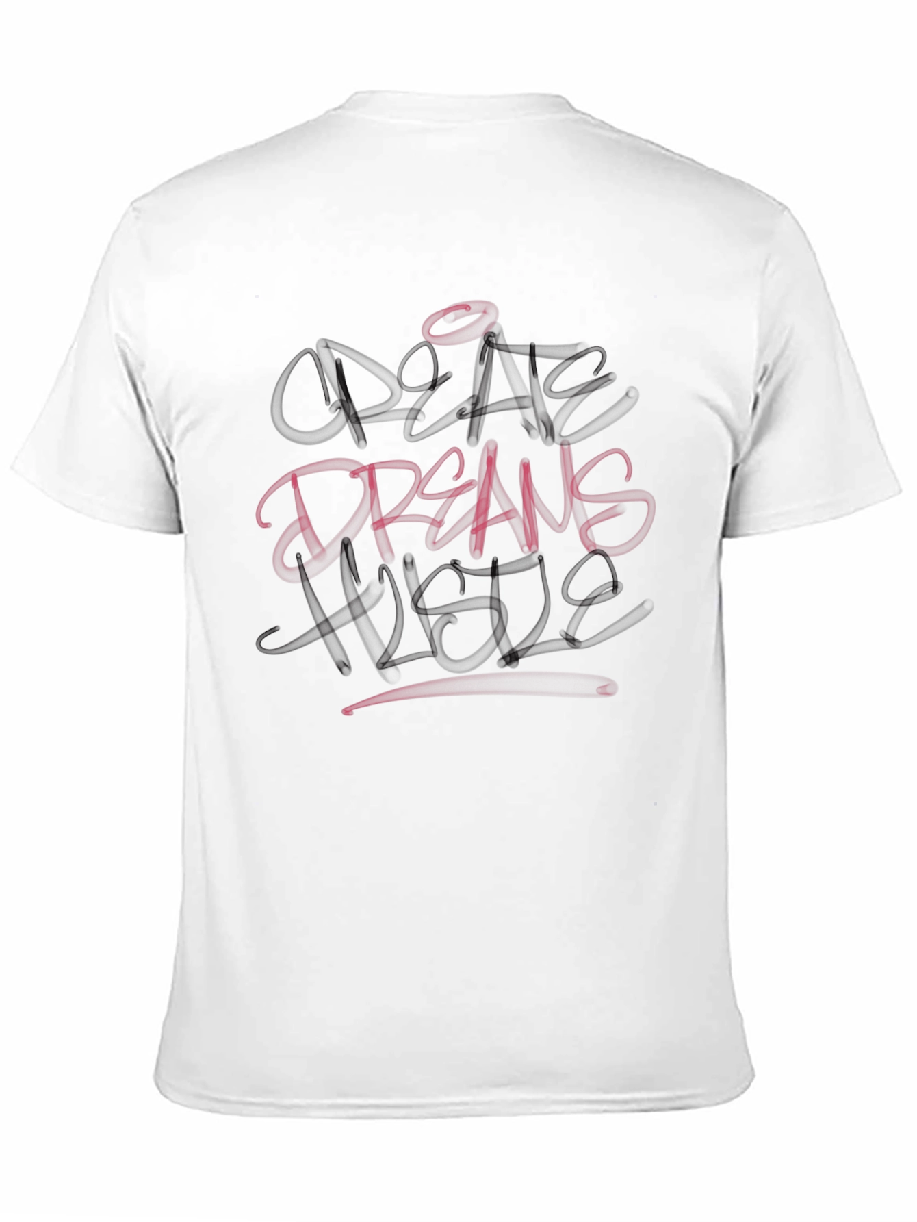 Create Dreams Achieve Goals Black T-Shirt