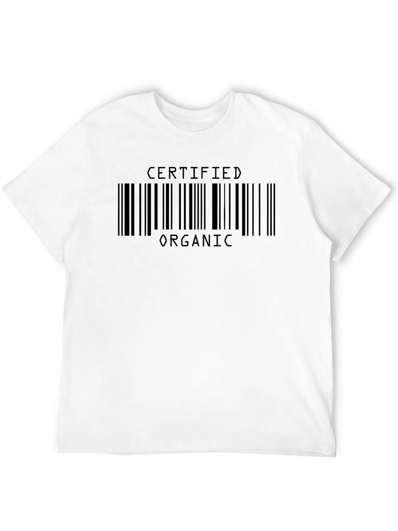 Certified Organic Barcode Graphic Tee