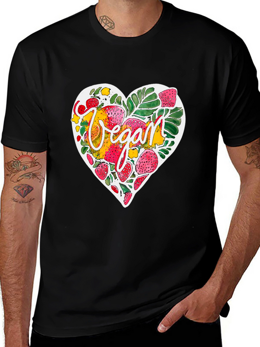 Vegan Heart T-Shirt - Plant-Based Apparel