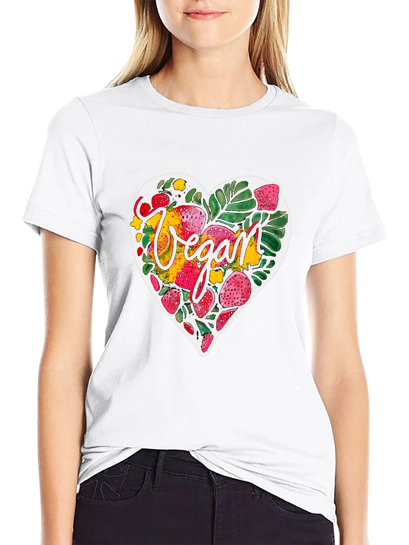 Vegan Heart T-Shirt - Plant-Based Apparel