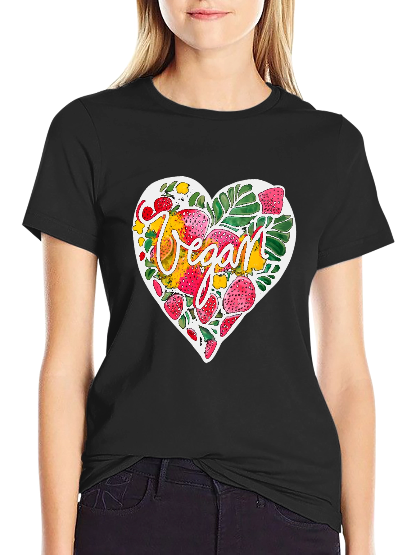 Vegan Heart T-Shirt - Plant-Based Apparel