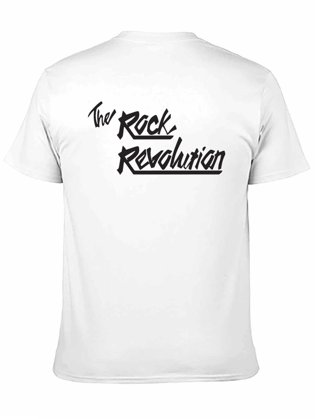 The Rock Revolution Black Graphic T-Shirt