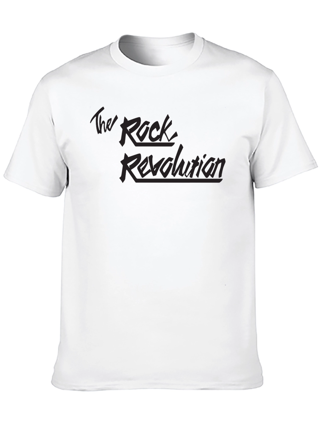 The Rock Revolution Black Graphic T-Shirt