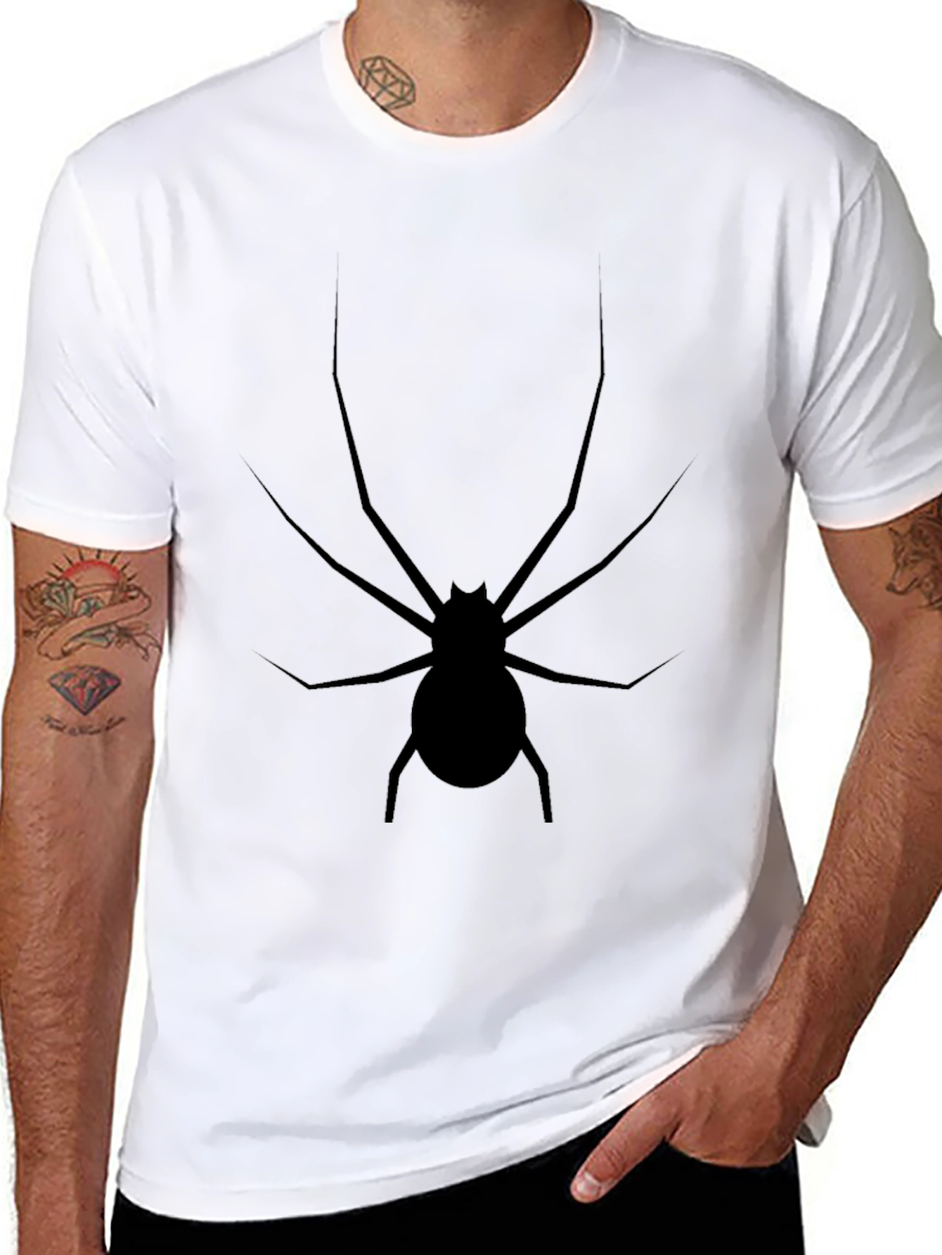 Black Spider Graphic Tee