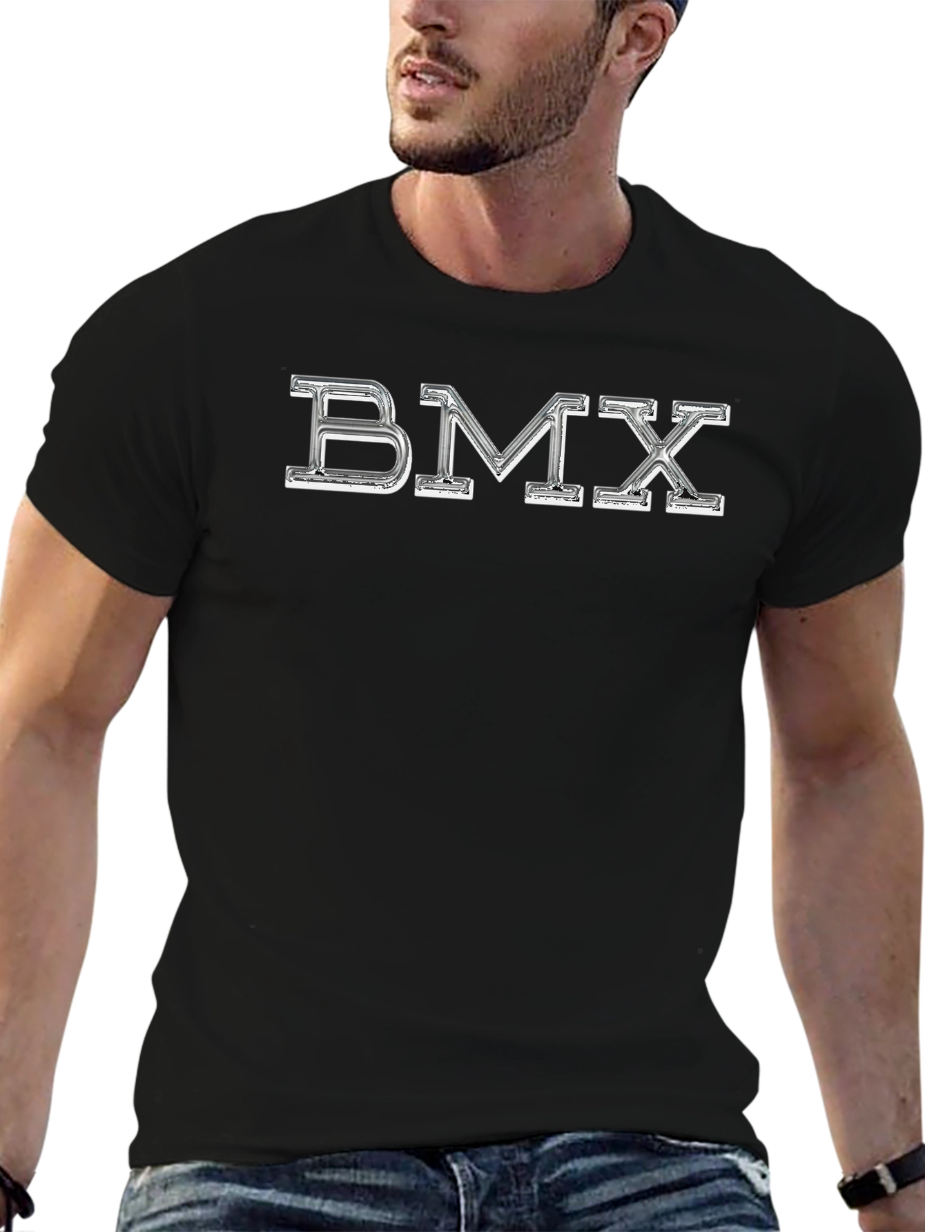 BMX Graphic Print T-Shirt - Urban Style