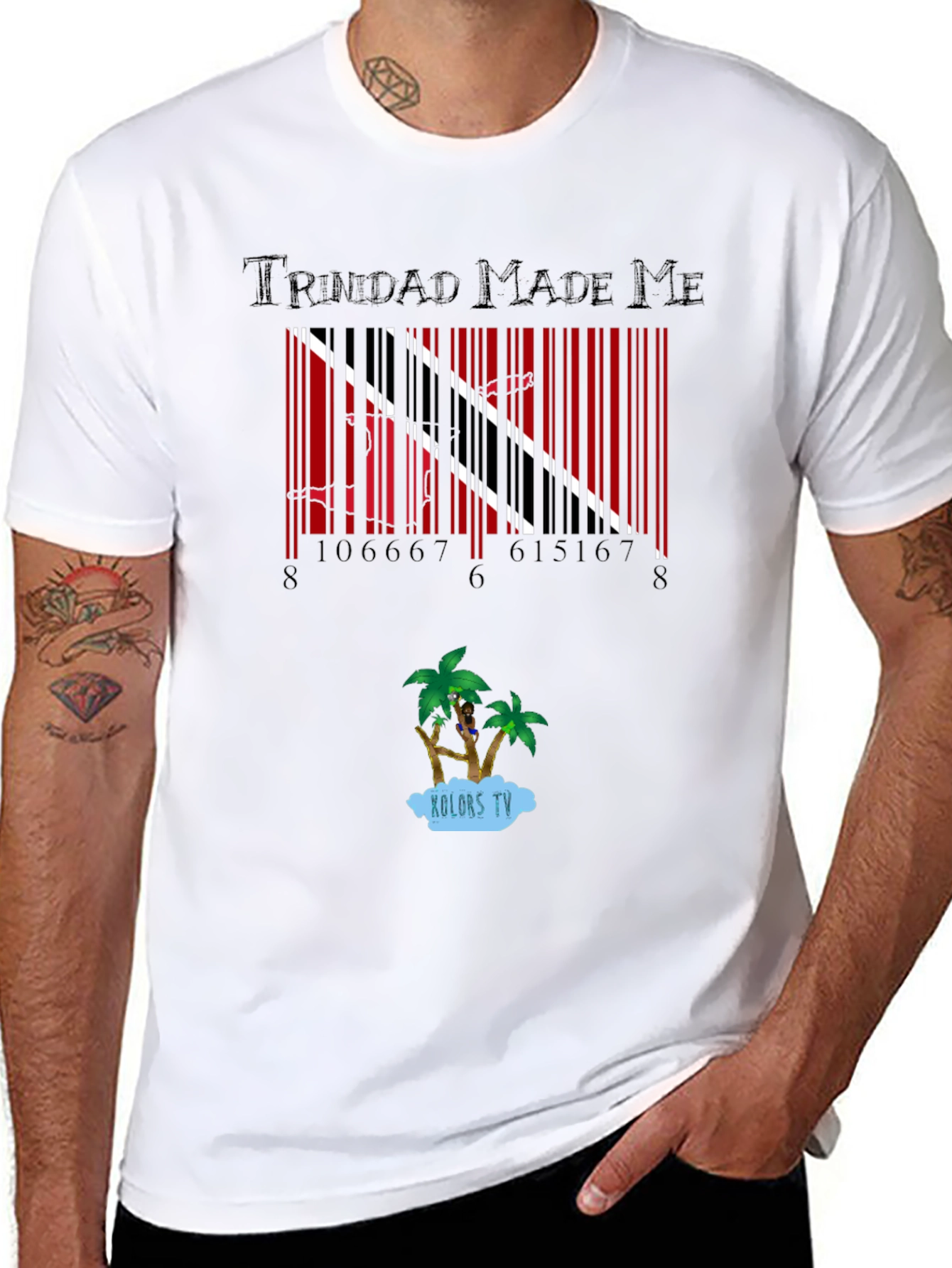 Trinidad Made Me Barcode T-Shirt