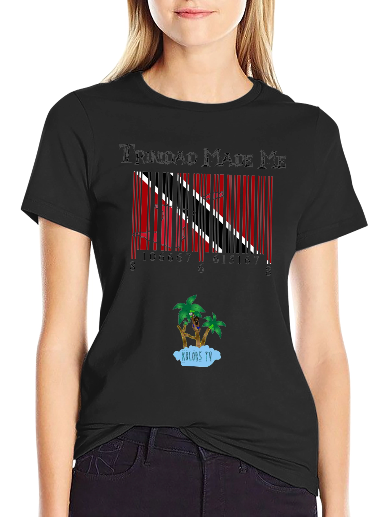 Trinidad Made Me Barcode T-Shirt