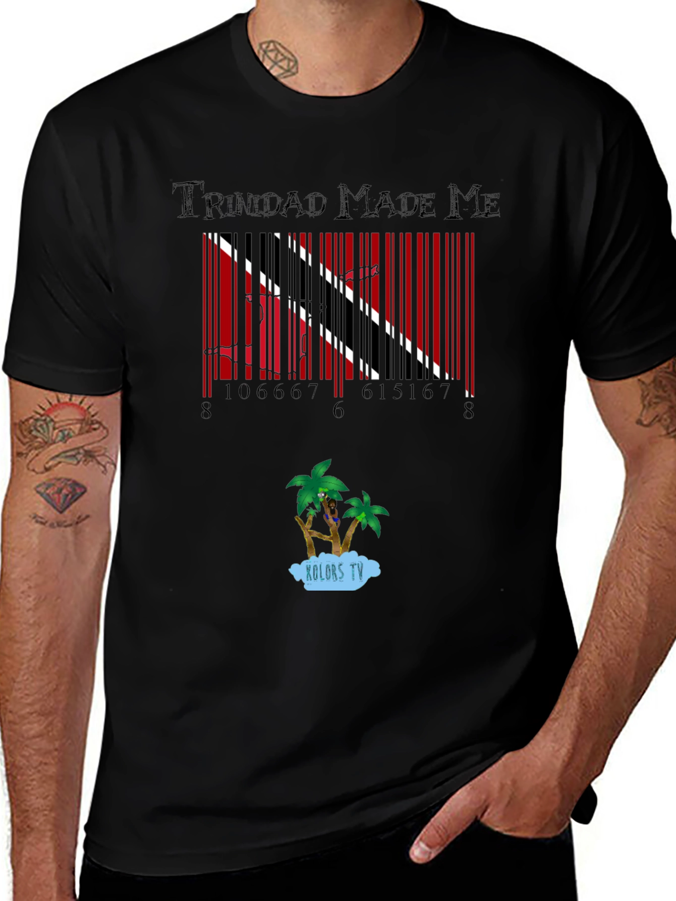 Trinidad Made Me Barcode T-Shirt