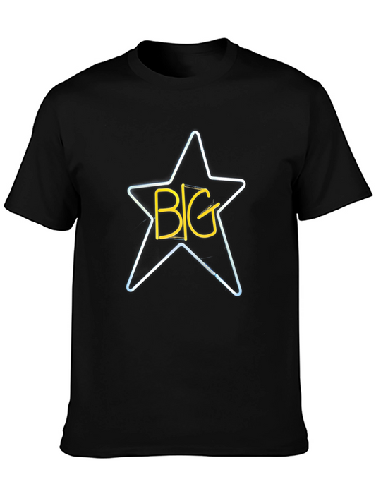 Big Star T-Shirt - Retro Neon Graphic Tee