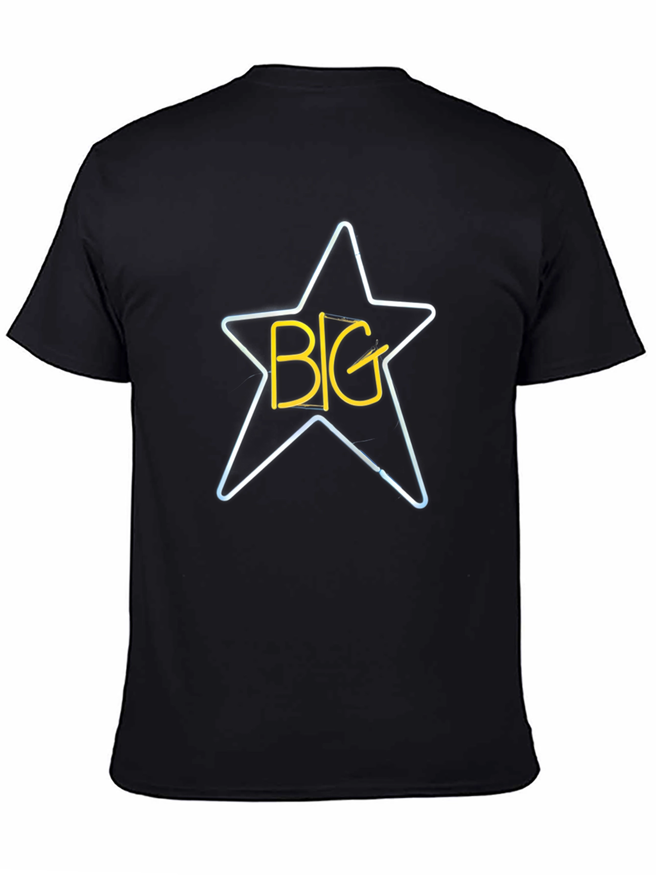 Big Star T-Shirt - Retro Neon Graphic Tee