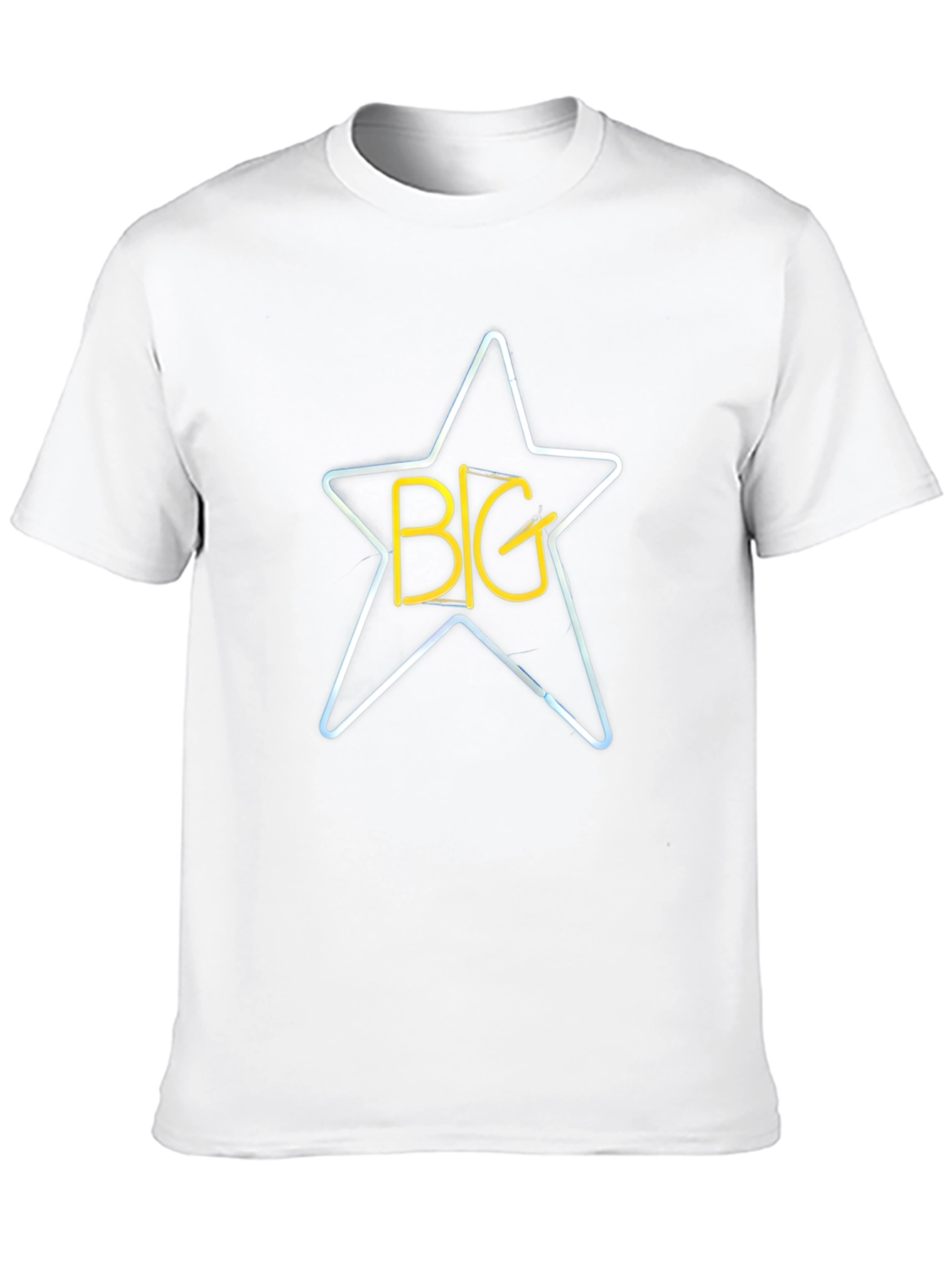Big Star T-Shirt - Retro Neon Graphic Tee