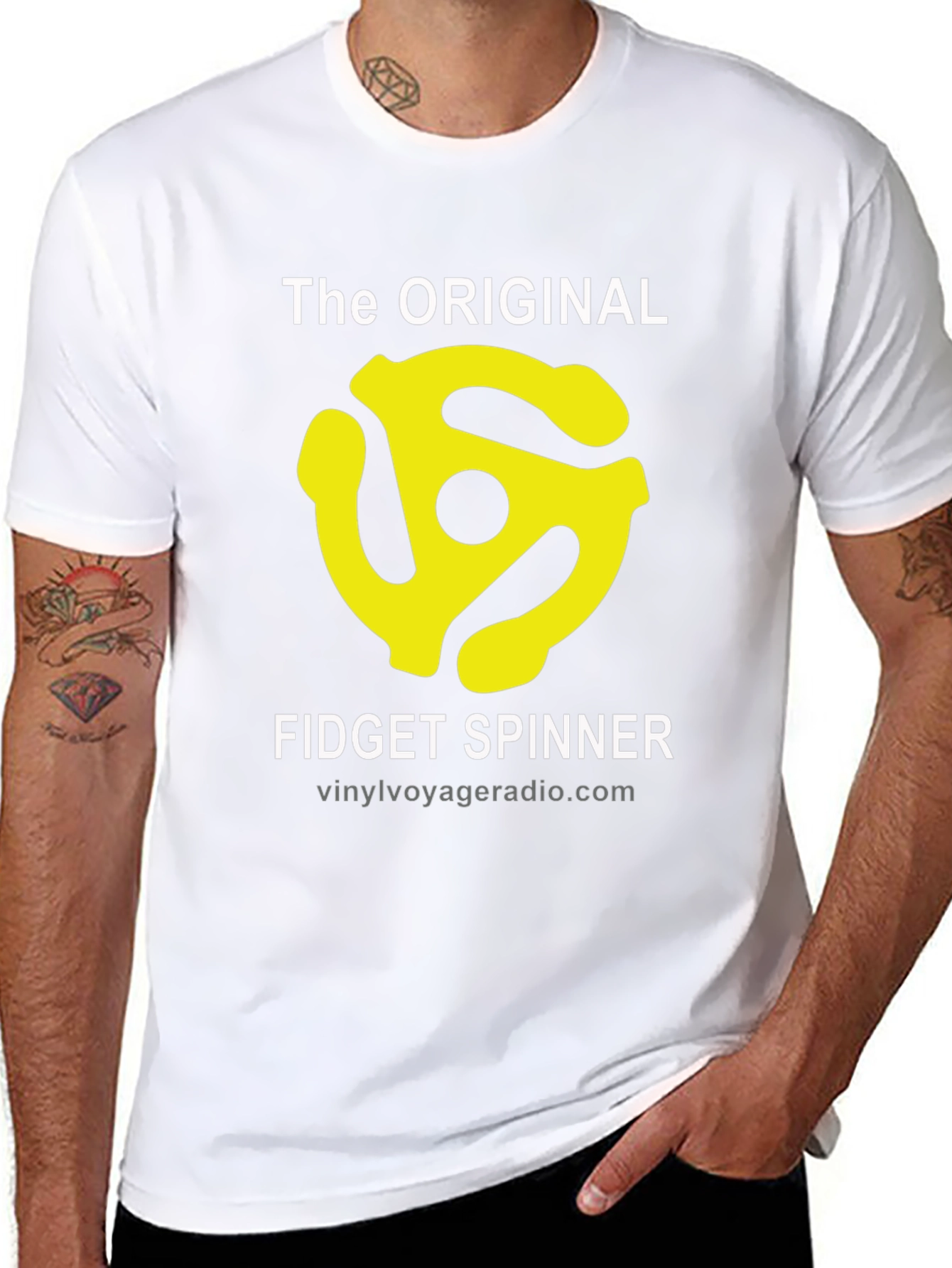 The Original Fidget Spinner Black T-Shirt