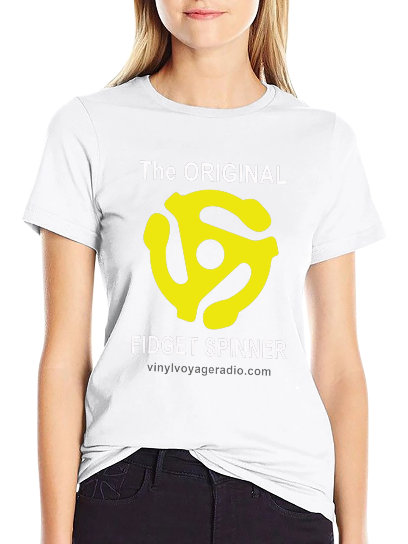 The Original Fidget Spinner Black T-Shirt