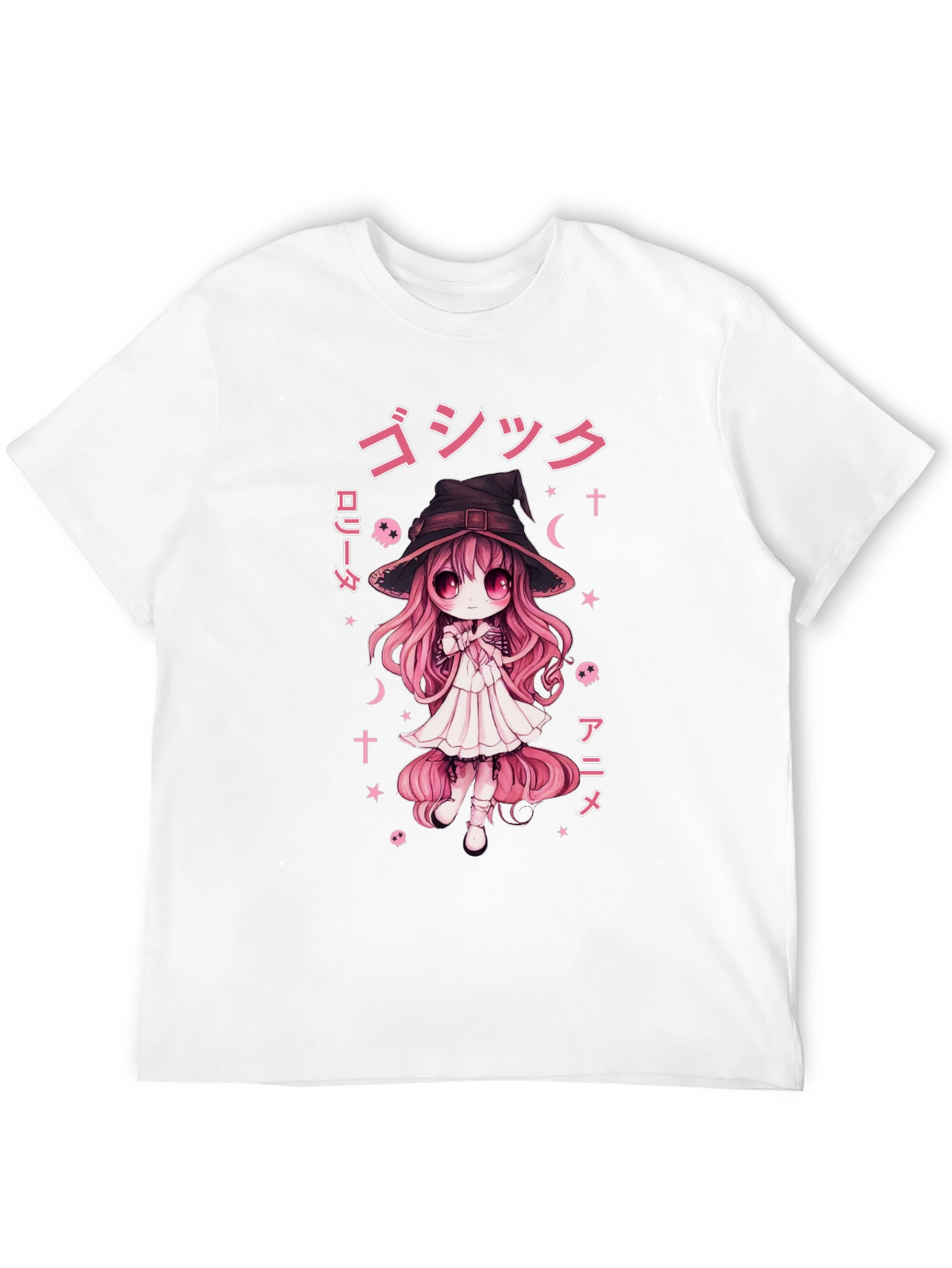 Anime Witch T-Shirt - Gothic Lolita Style