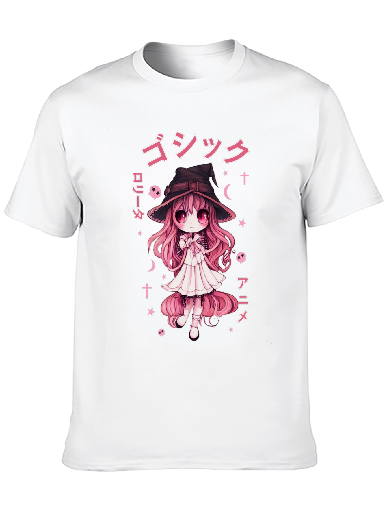 Anime Witch T-Shirt - Gothic Lolita Style